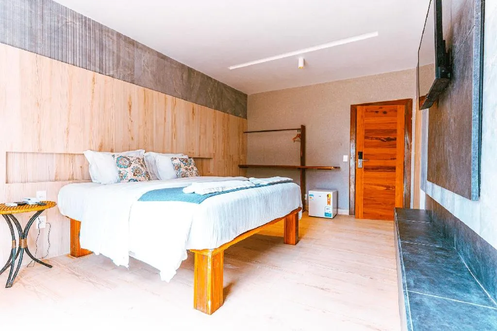 Bed in Hotel Casa do Mar