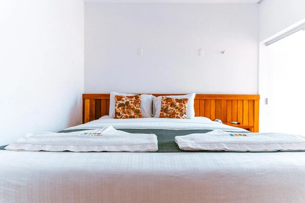 Bed in Hotel Casa do Mar