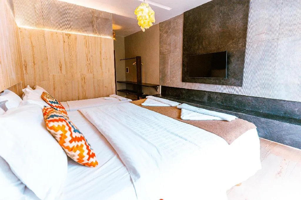 Bed in Hotel Casa do Mar