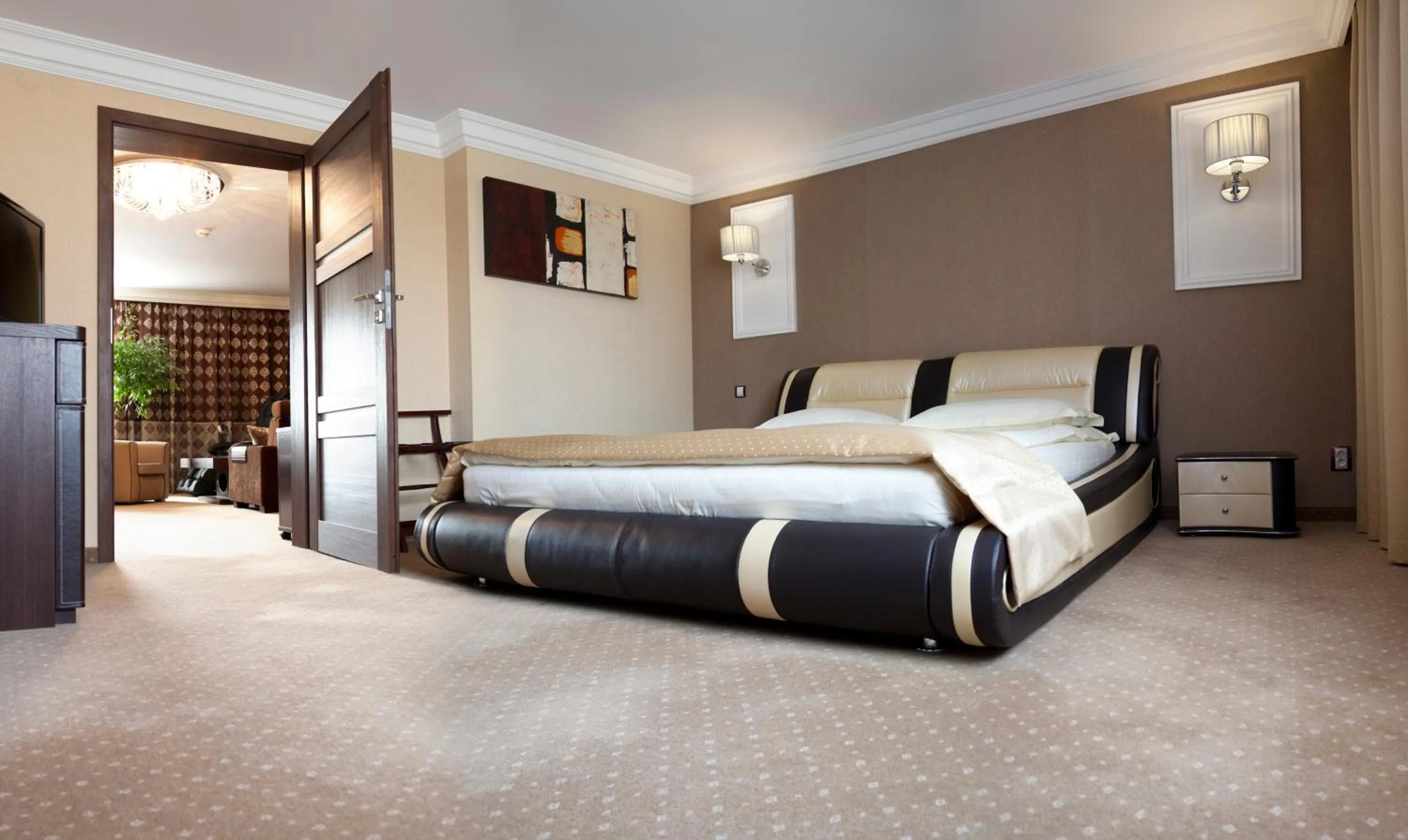 Bed in M Hotel Sosnowiec