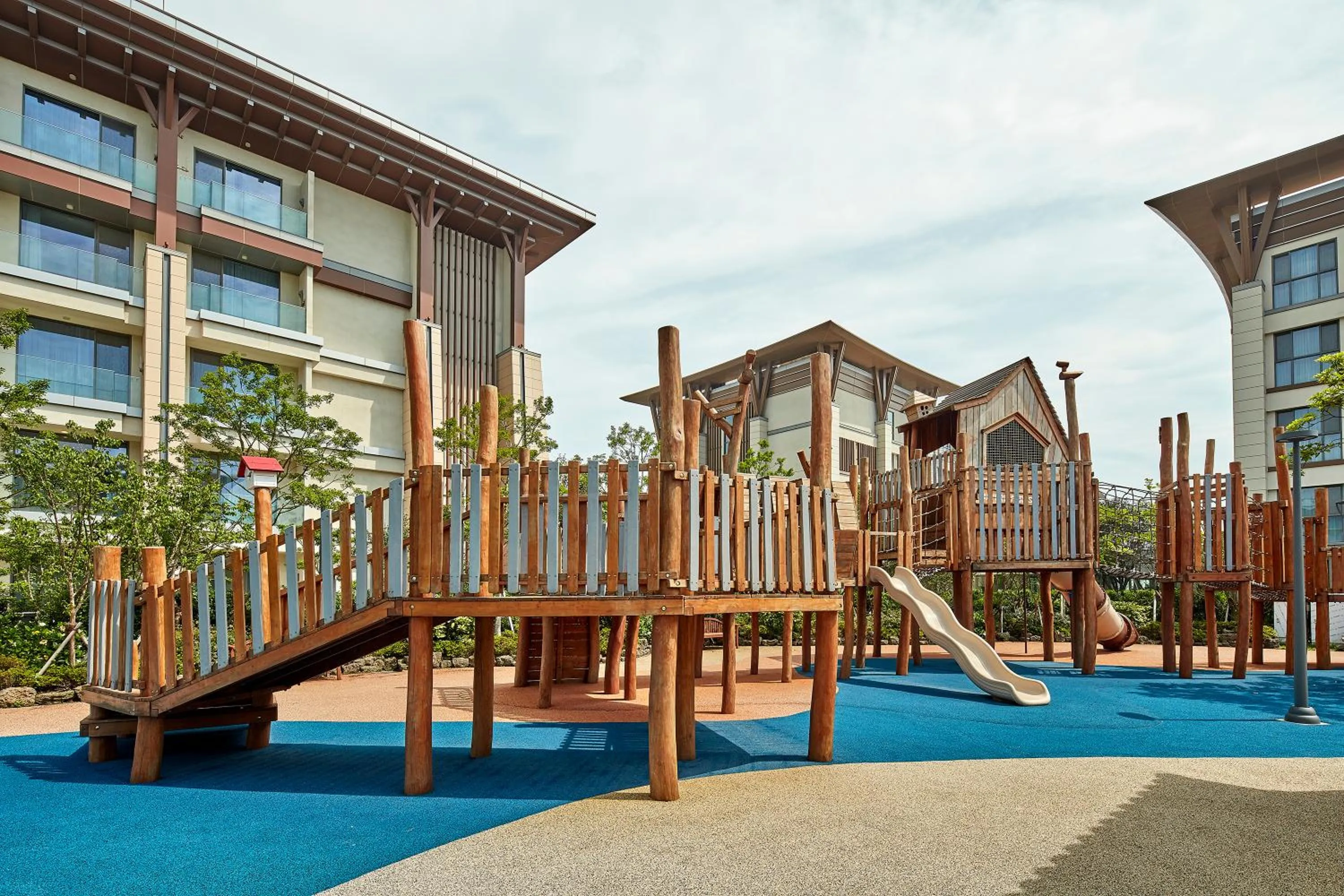 Children play ground in Shinhwa Jeju Shinhwa World Hotels