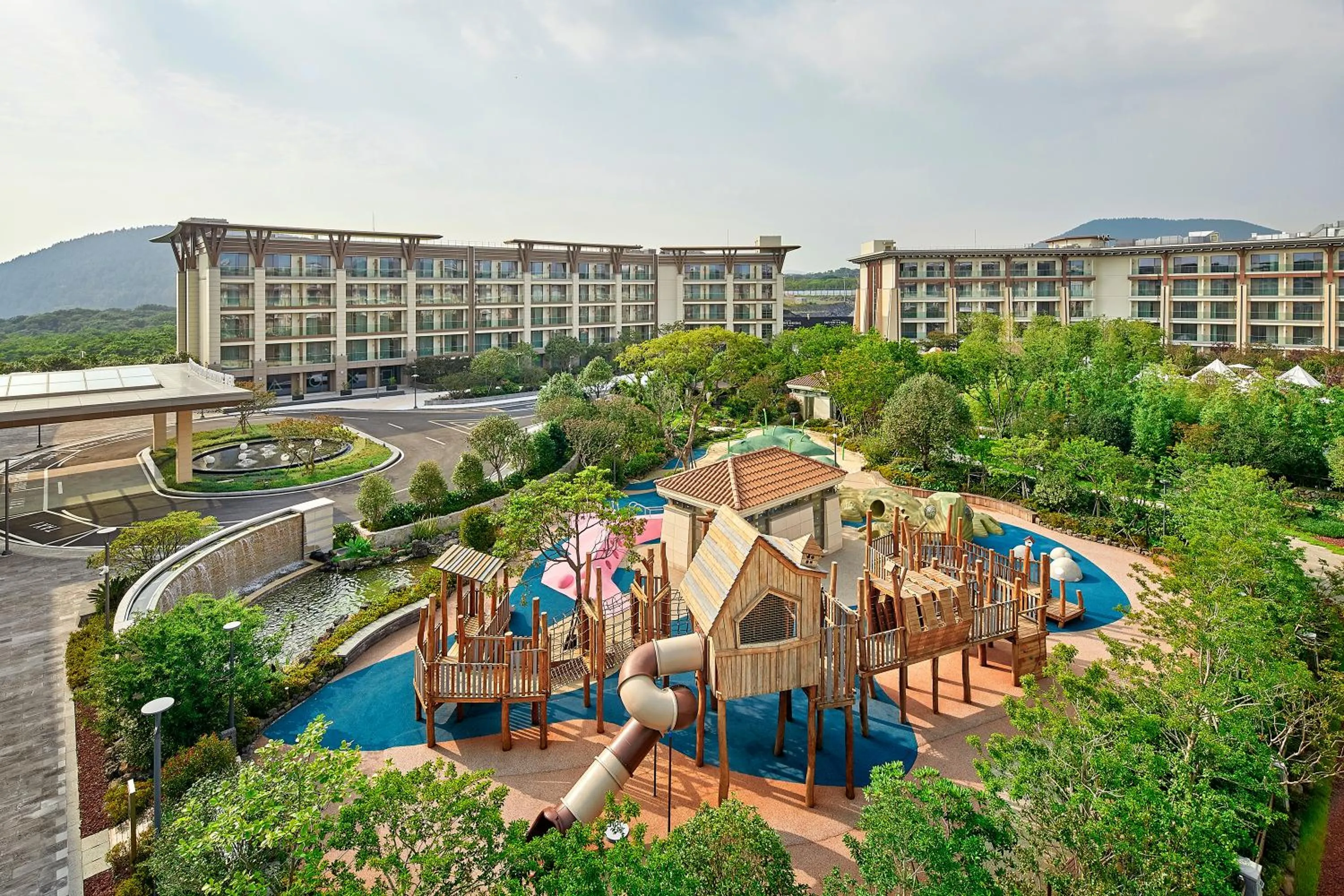 Children play ground in Shinhwa Jeju Shinhwa World Hotels