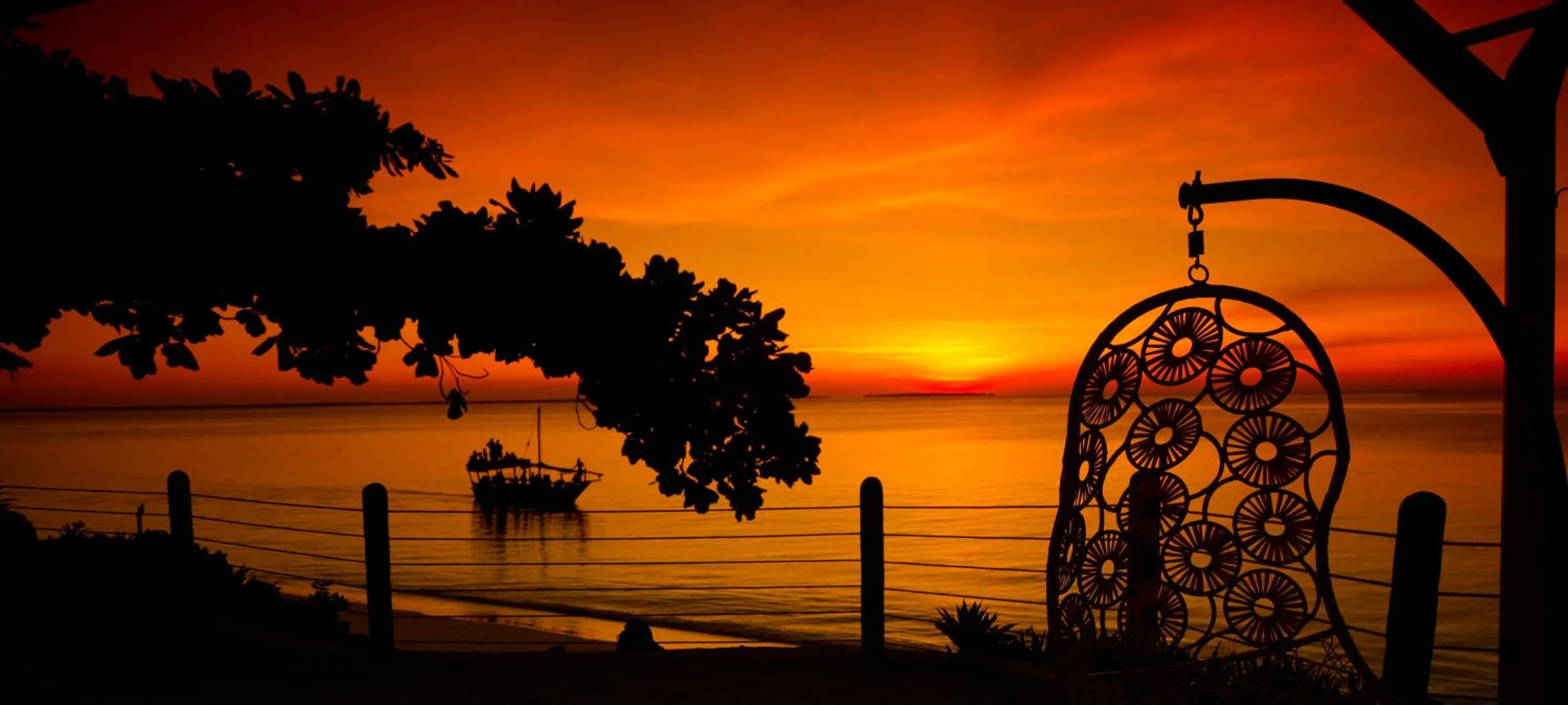 Sunset in Royal Zanzibar Beach Resort