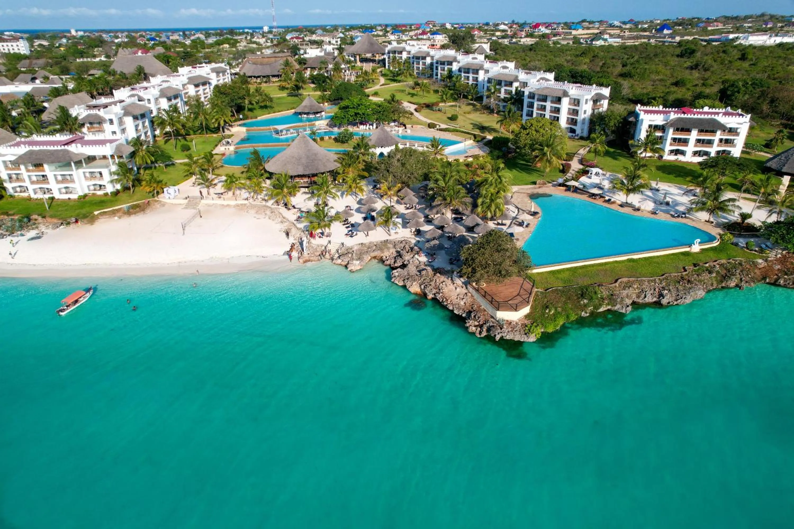 Bird's eye view in Royal Zanzibar Beach Resort