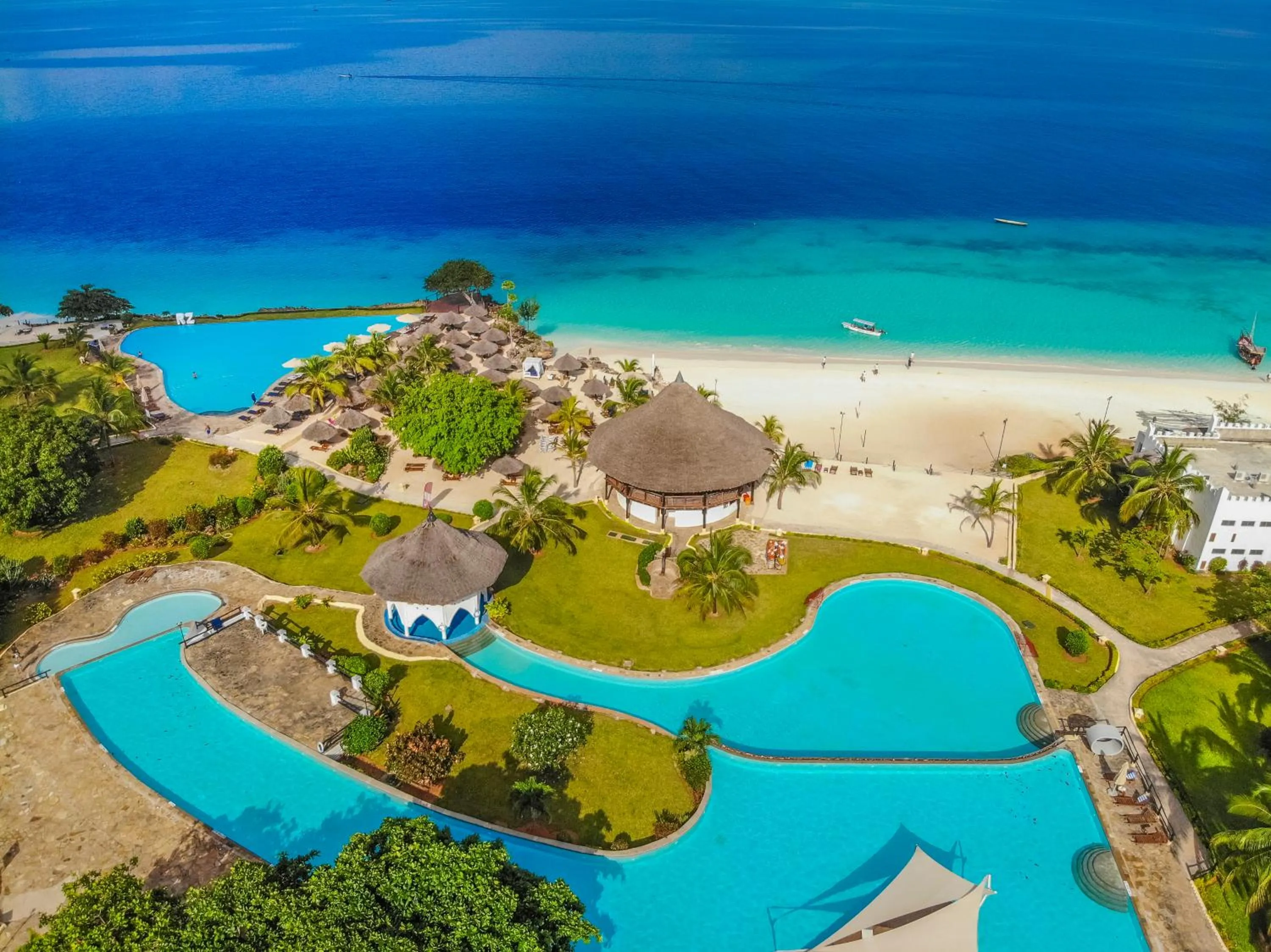 Bird's eye view in Royal Zanzibar Beach Resort