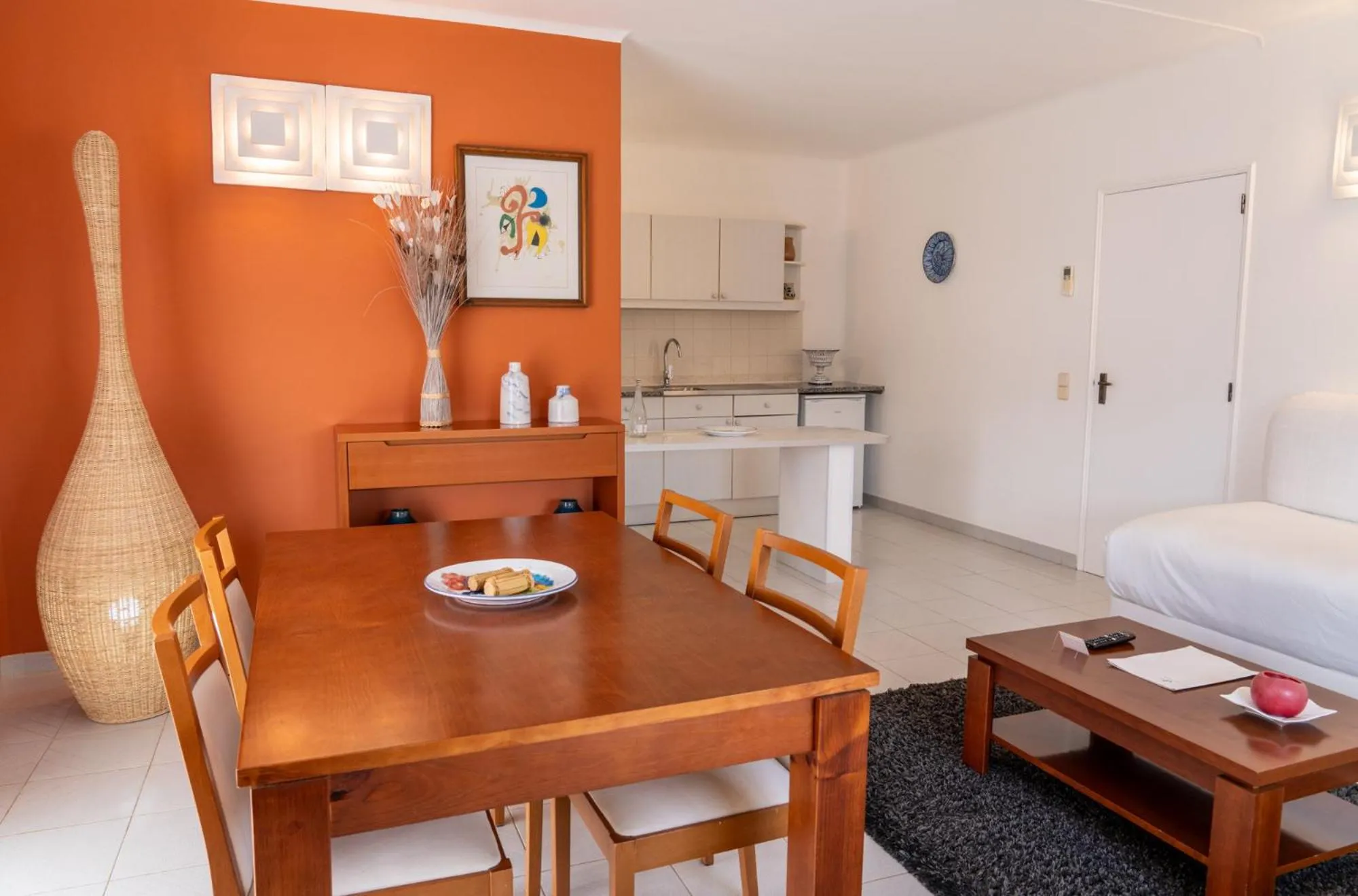 Living room, Bed in Villa Mar Azul