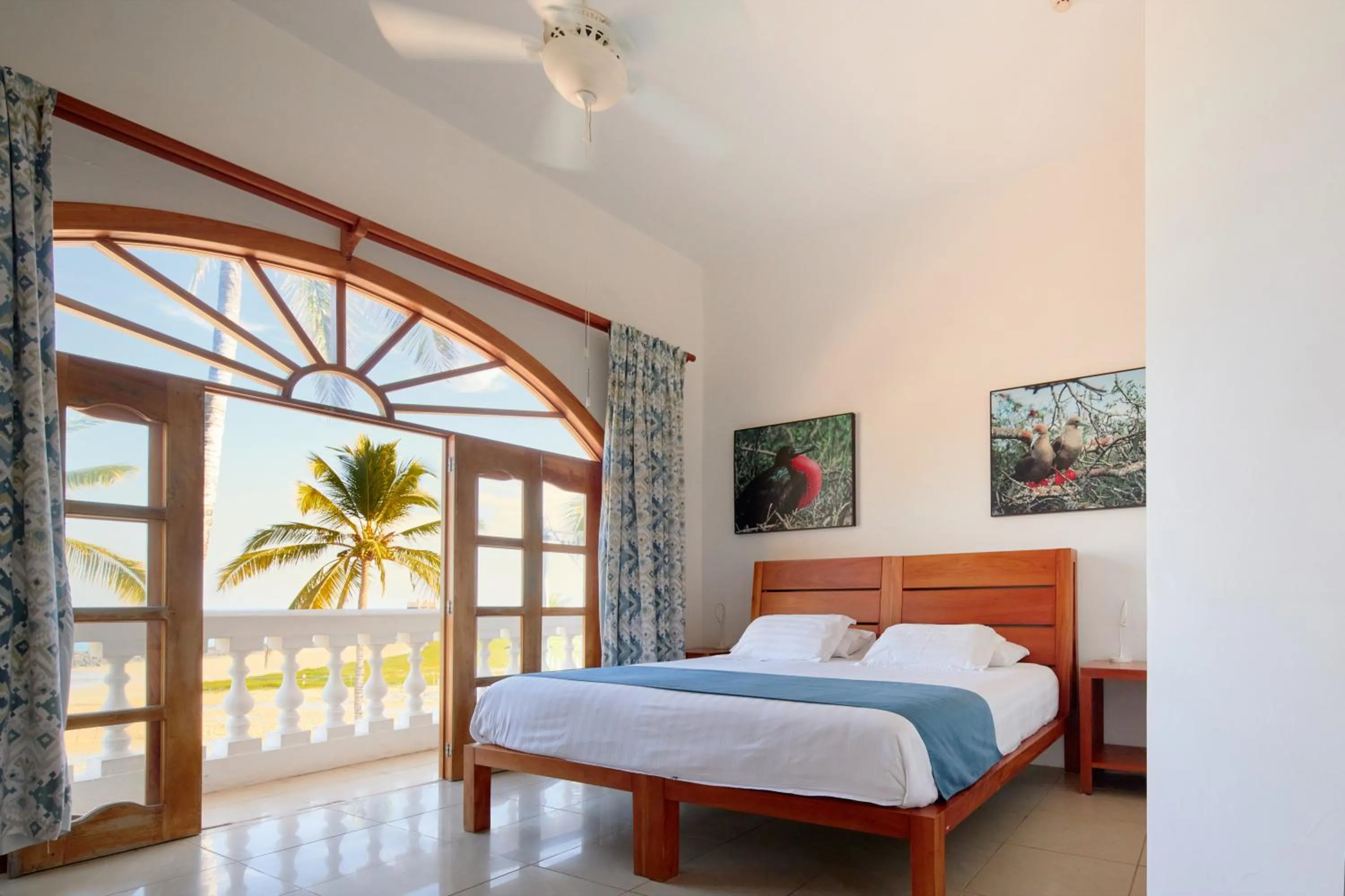 Bed in Hotel Albemarle Galapagos Beachfront