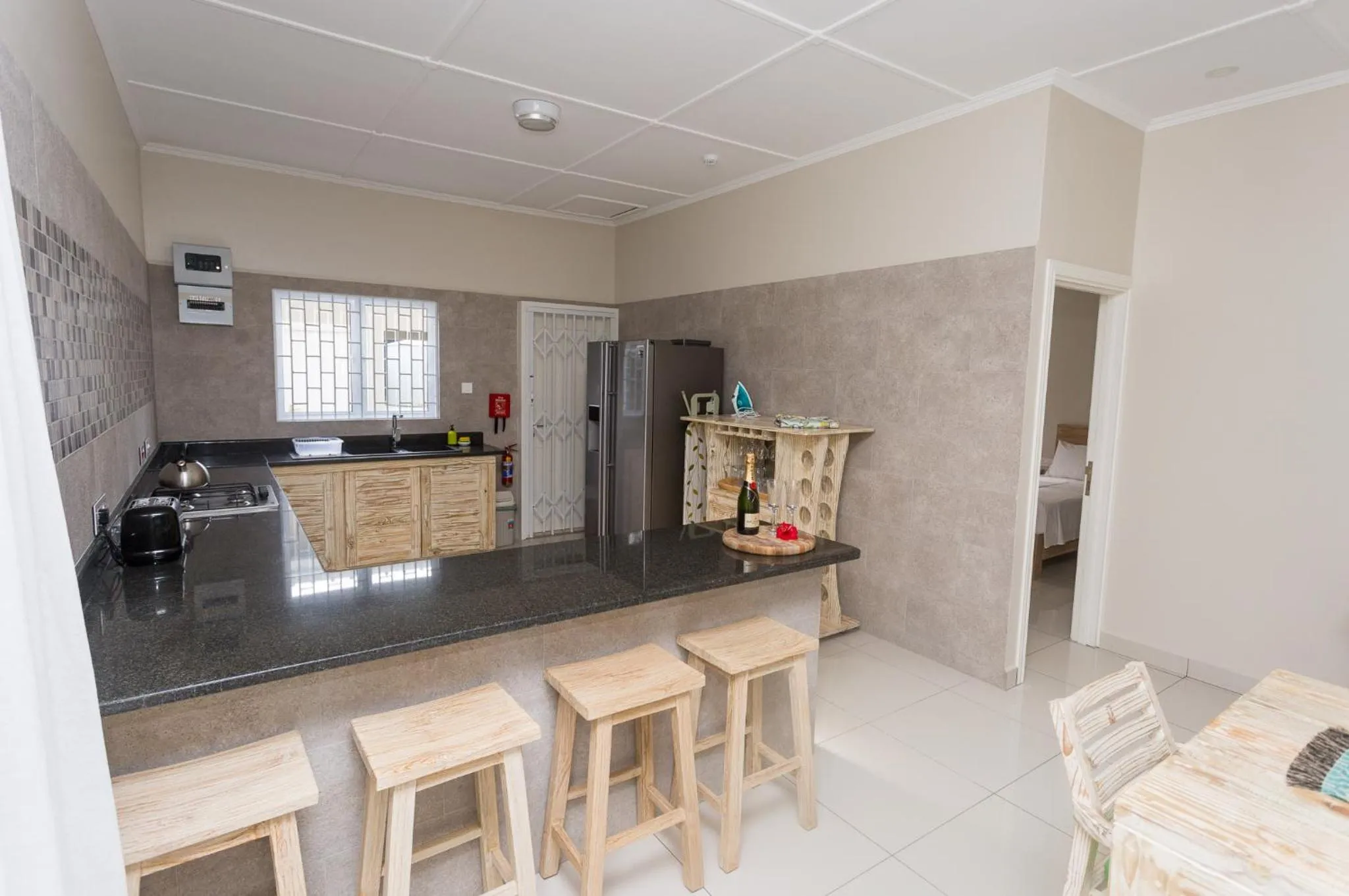 Kitchen or kitchenette in Beau Vallon Villa Chalets