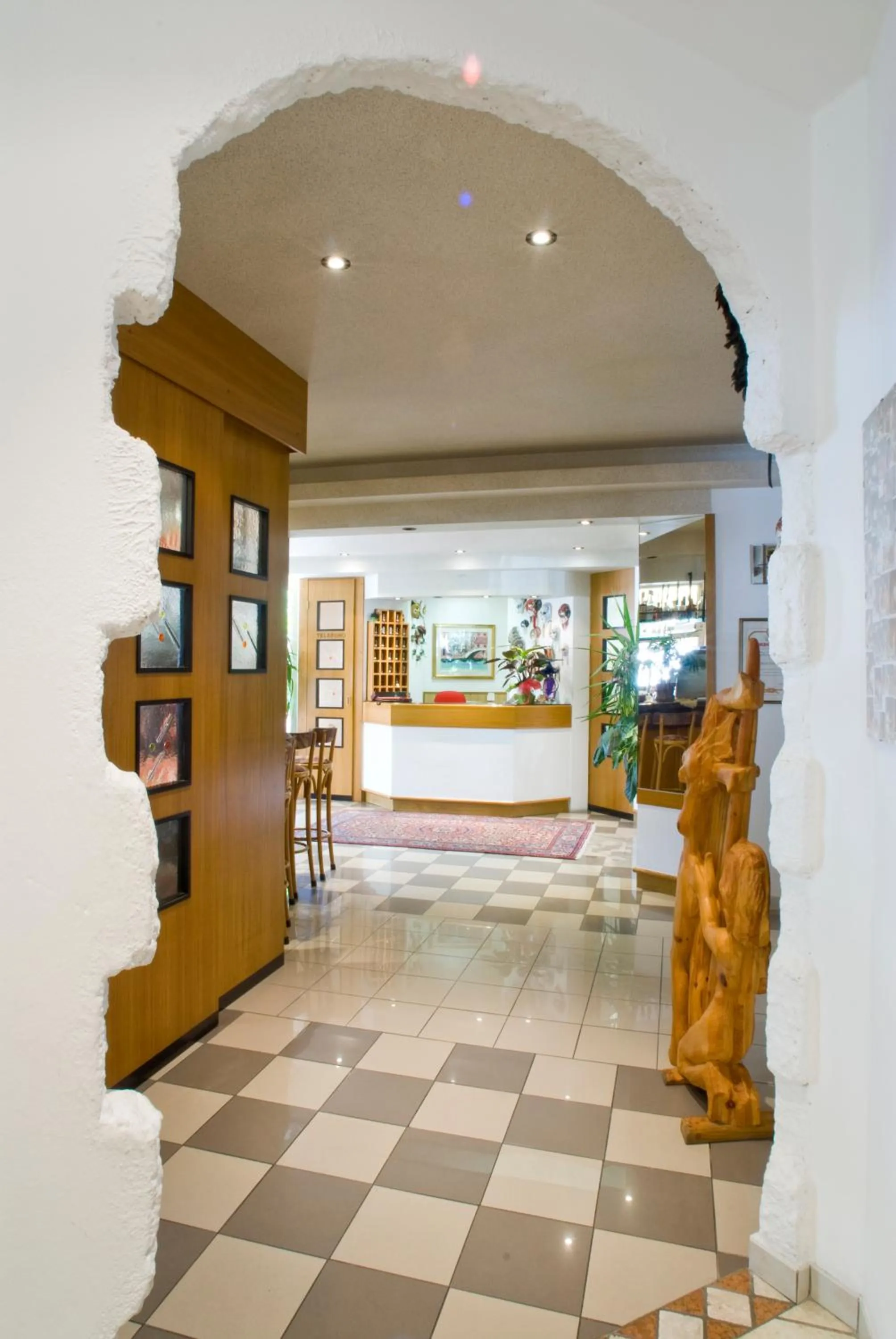 Lobby or reception in Hotel Berna