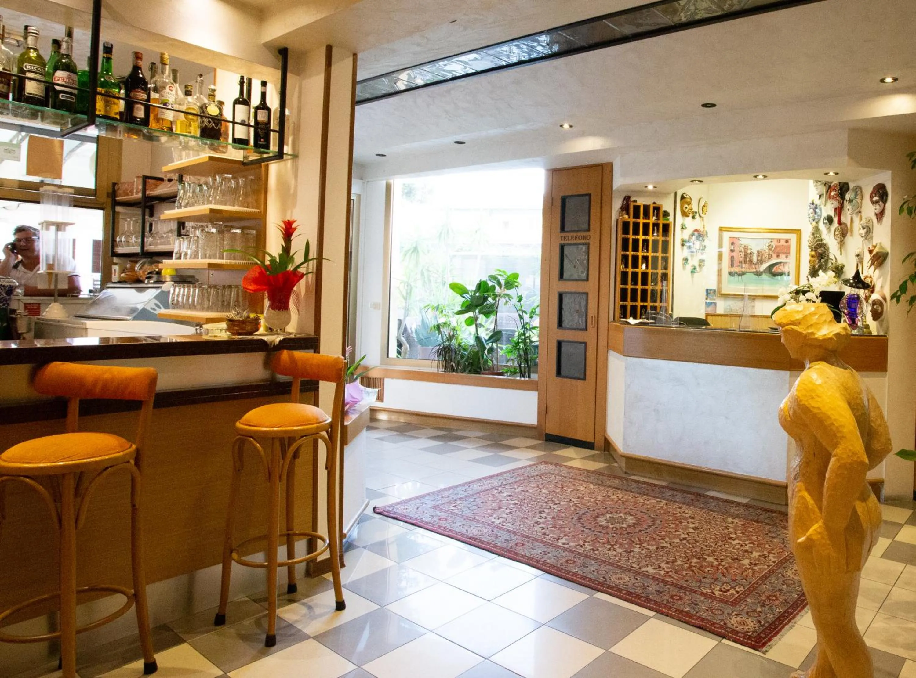 Lobby or reception in Hotel Berna