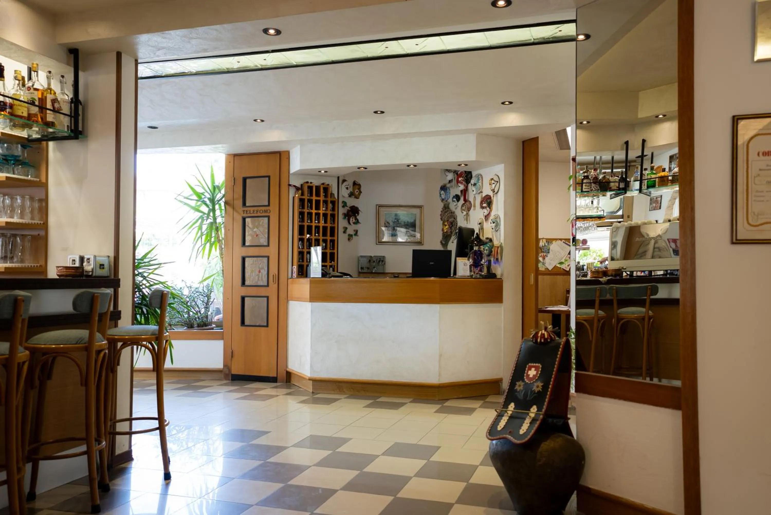 Lobby or reception in Hotel Berna