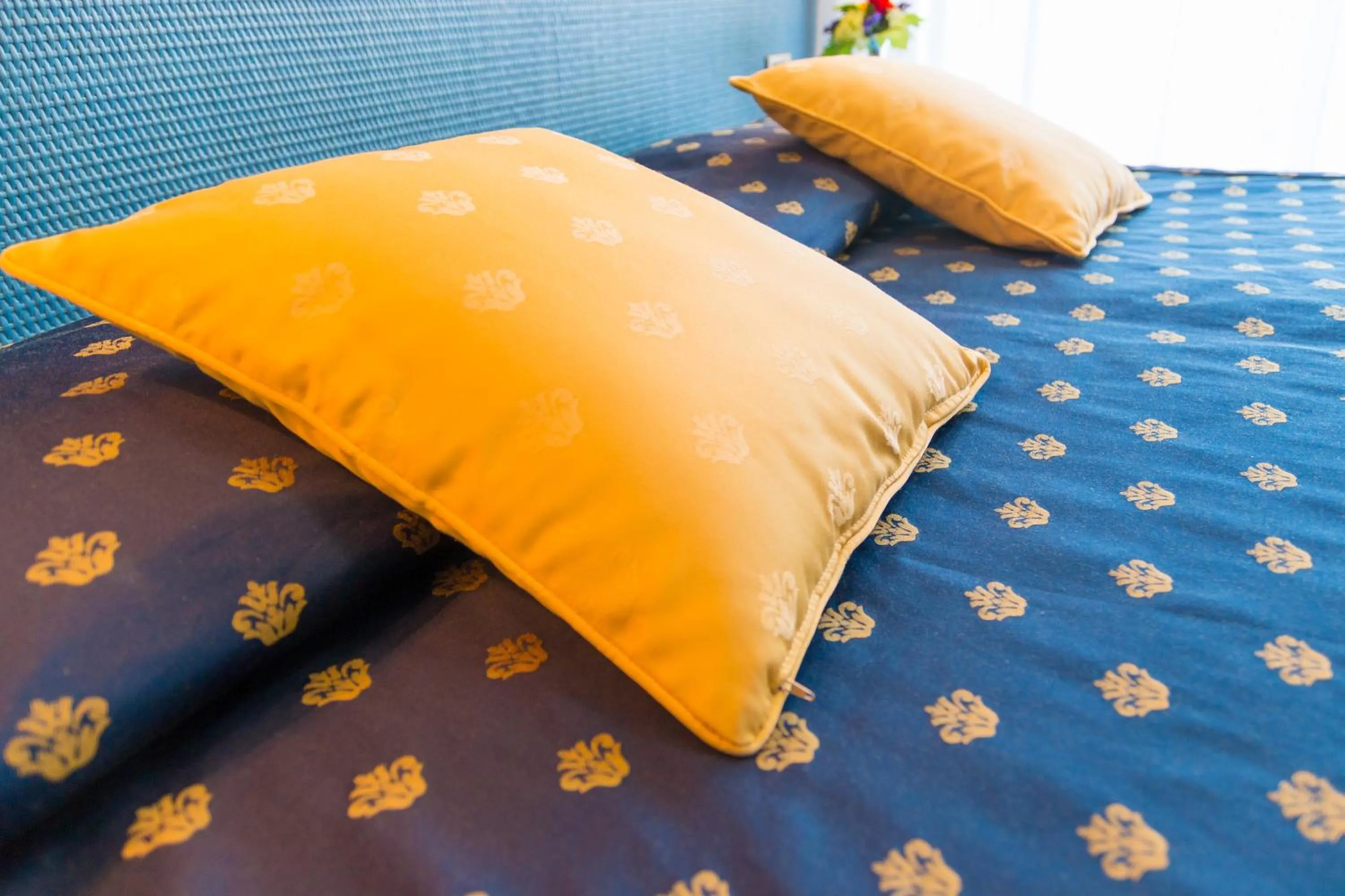 Decorative detail, Bed in Hotel Principe