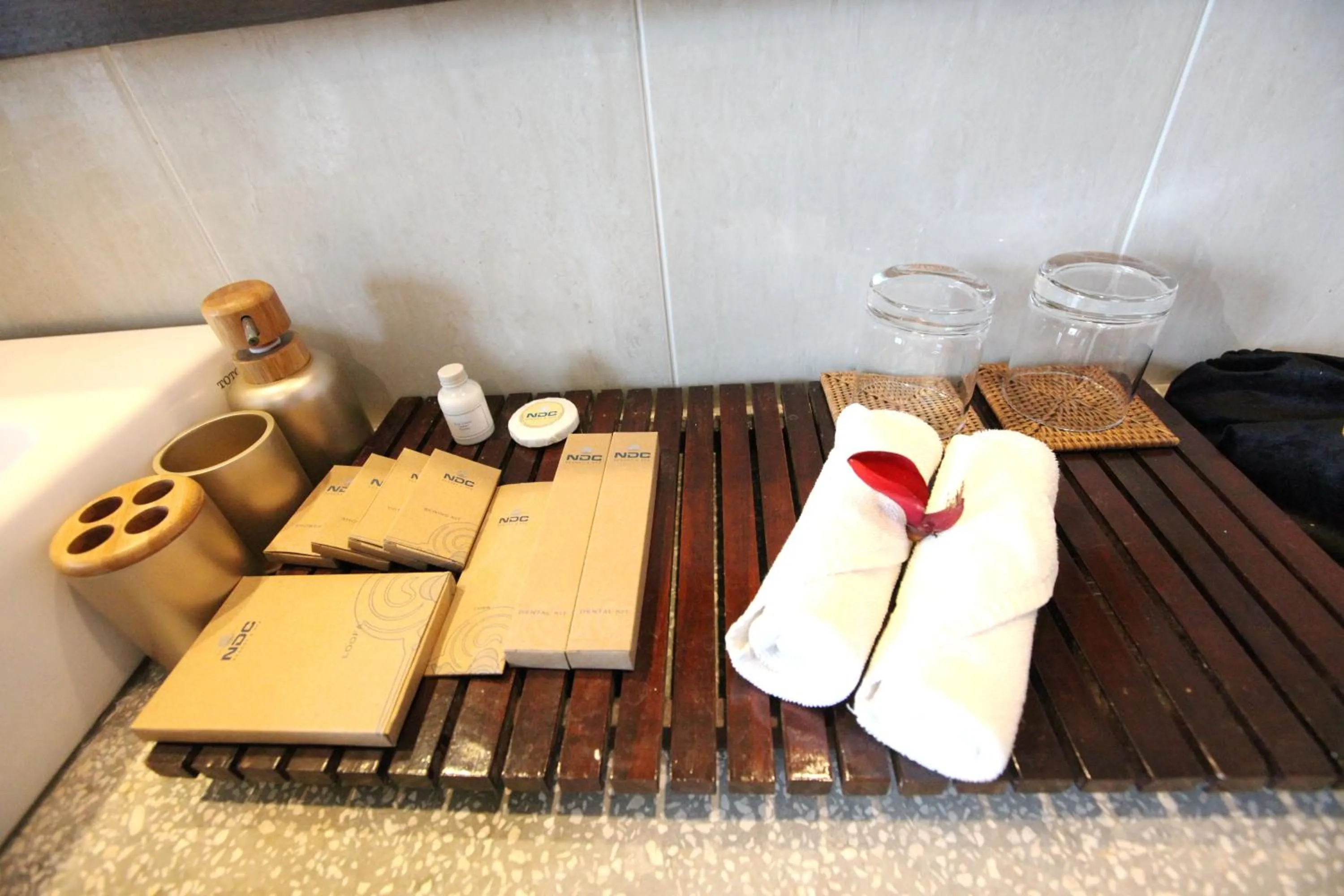 Bathroom in NDC Resort & Spa