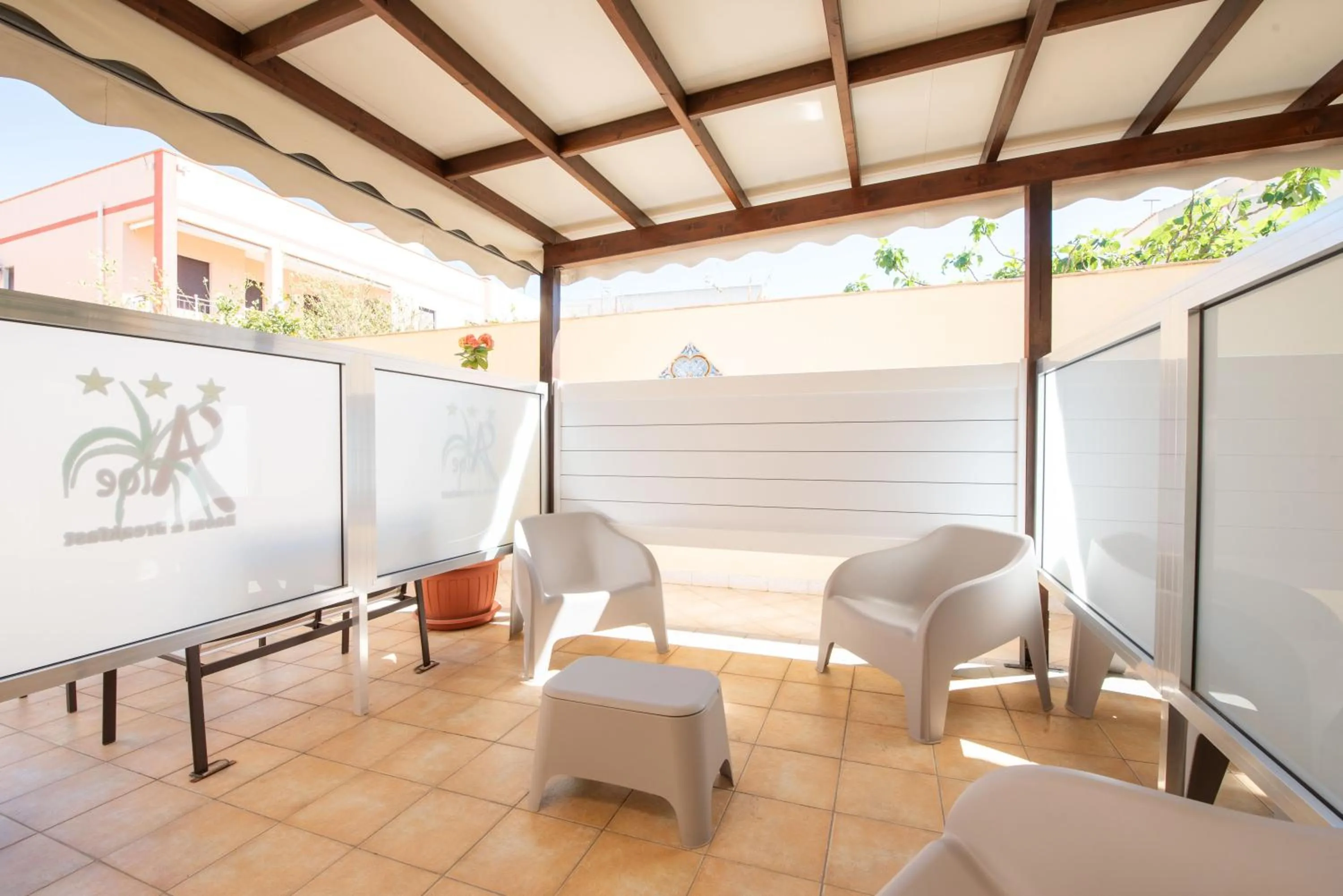 Patio in Affittacamere Aloe