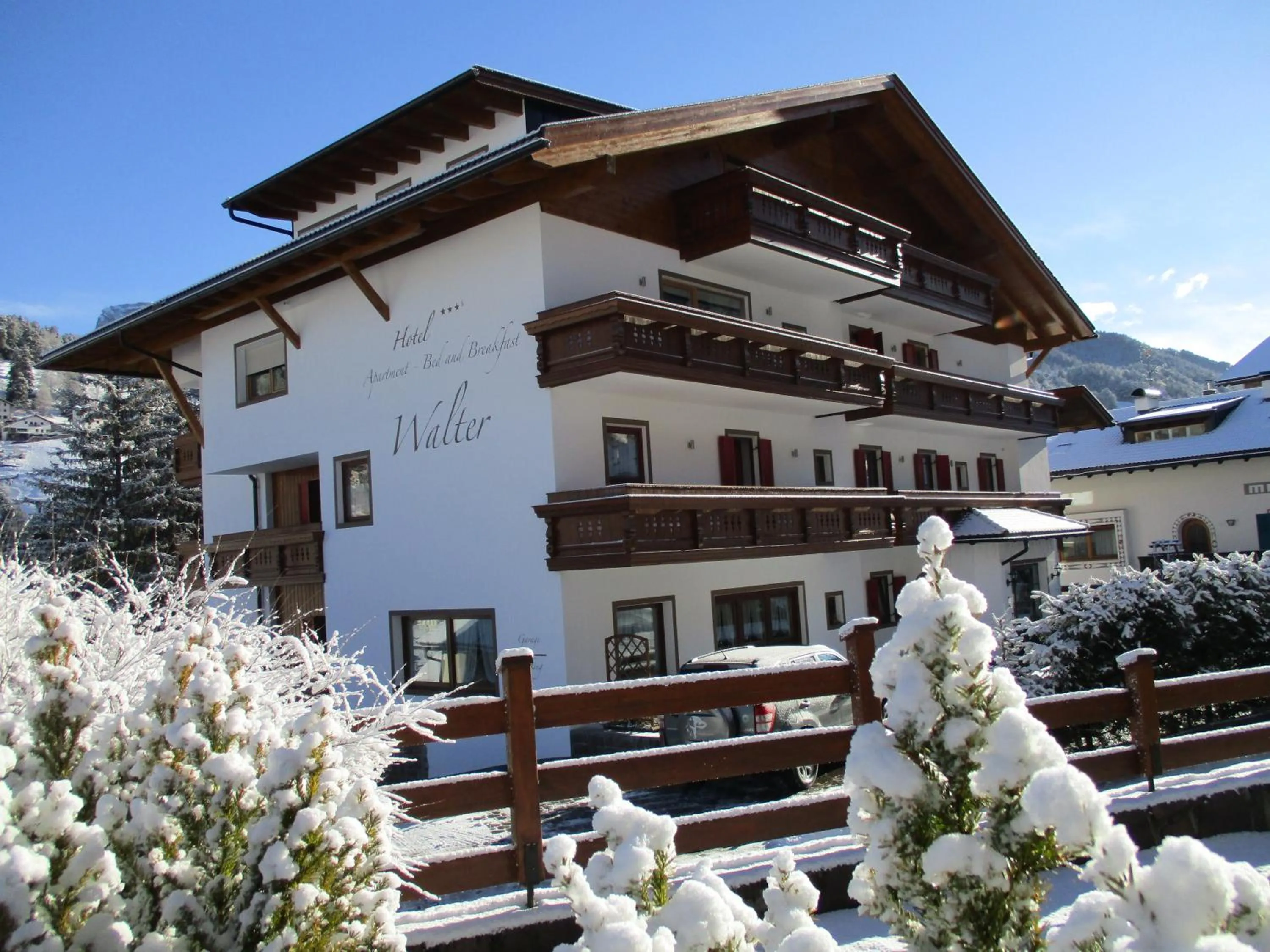 Property building in Hotel Garni Walter