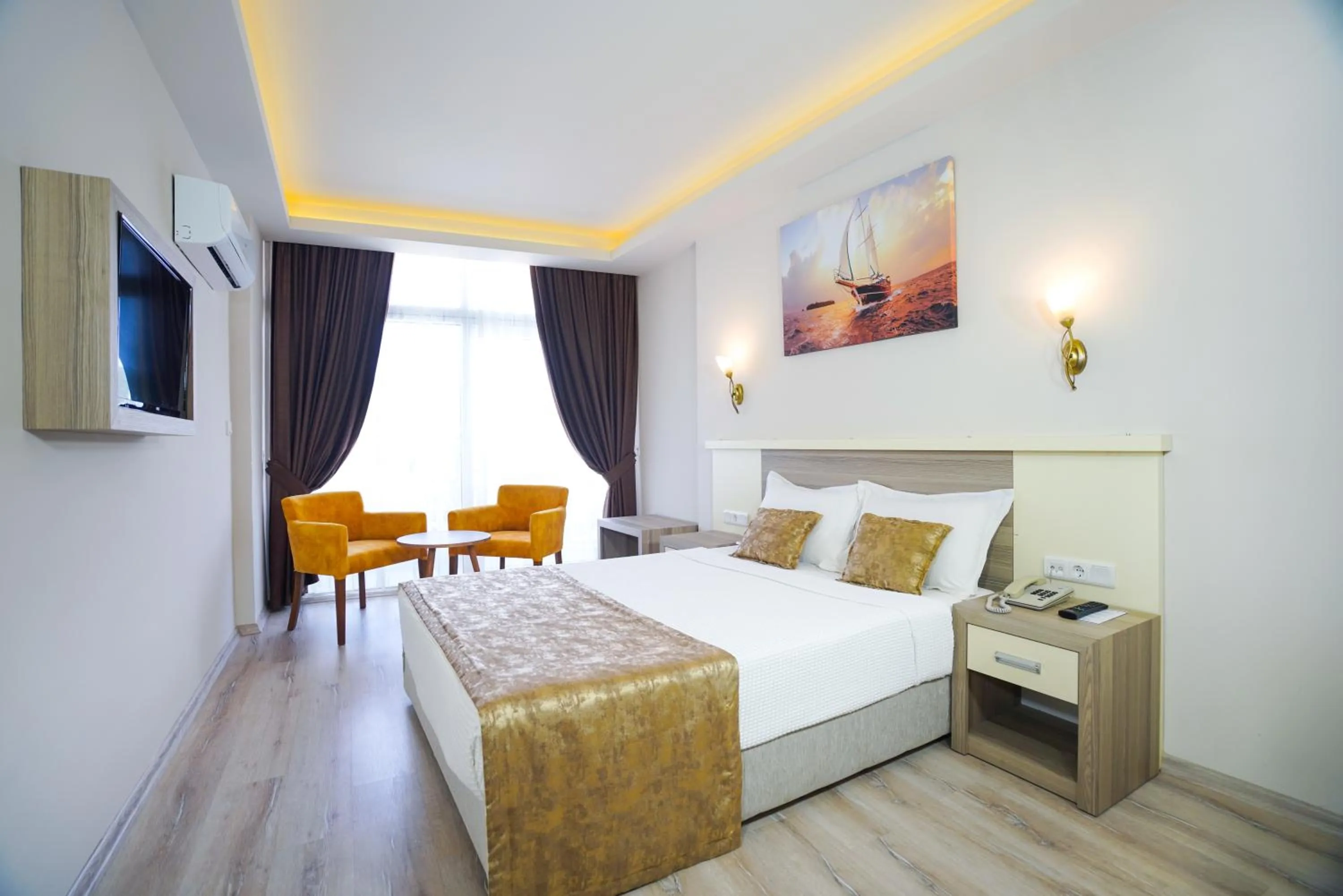 Bed in Seren Sari Hotel