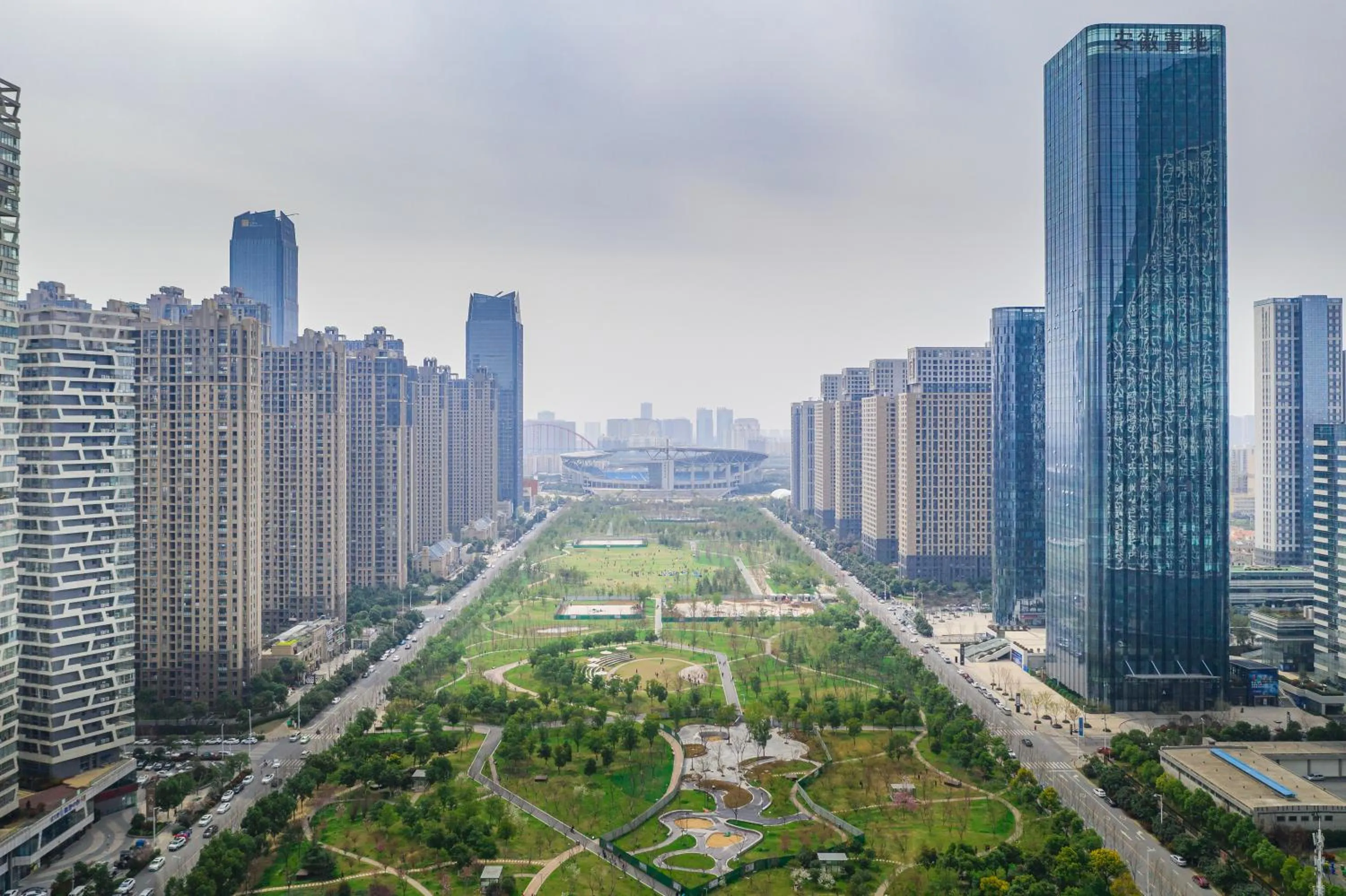City view in InterContinental Hefei by IHG