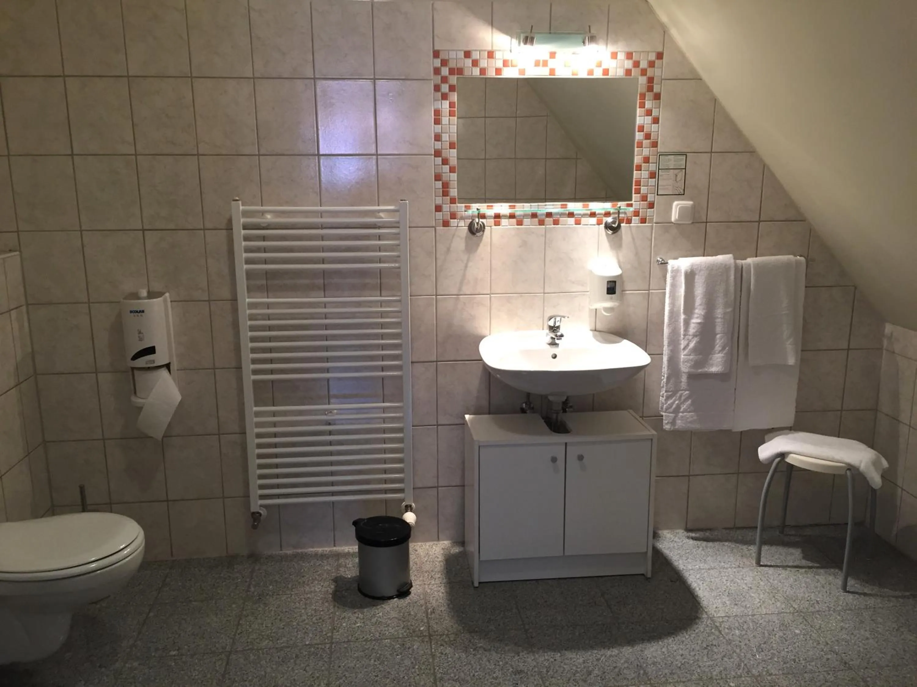 Bathroom in Gösser BACHGASSLHOF -- Bed and Breakfast -- Apartments