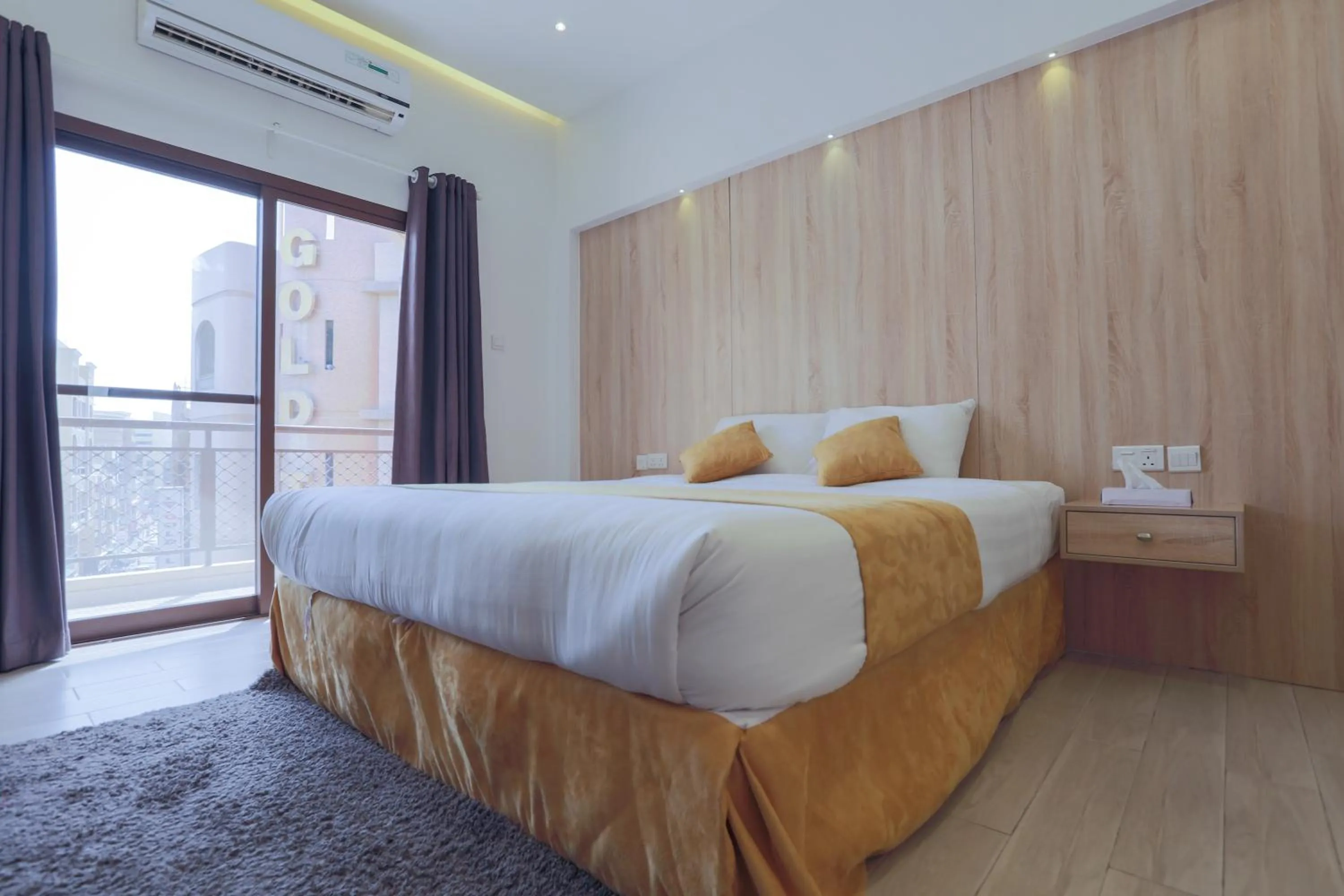 Bed in 24 Gold Hotel