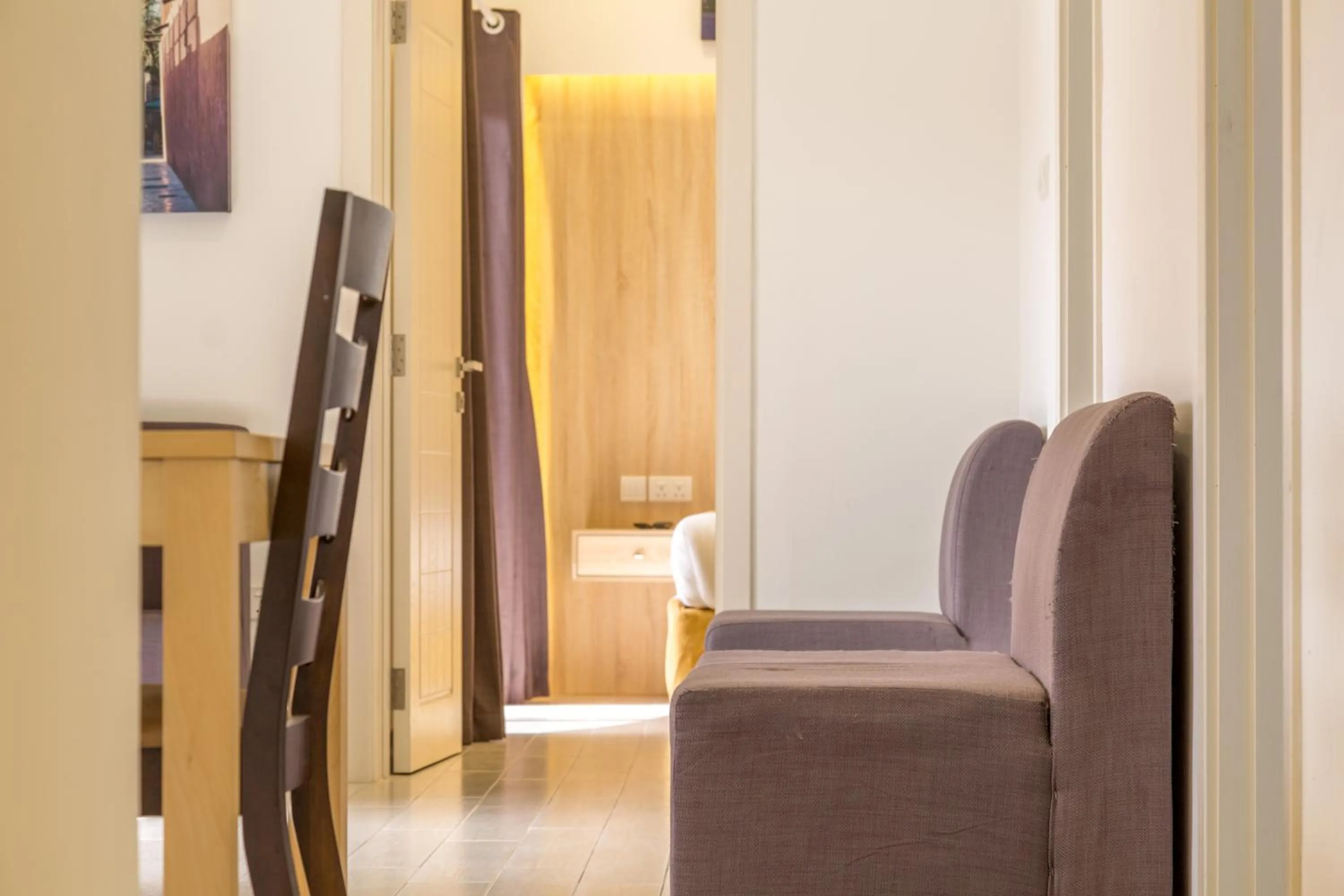 Seating area in 24 Gold Hotel