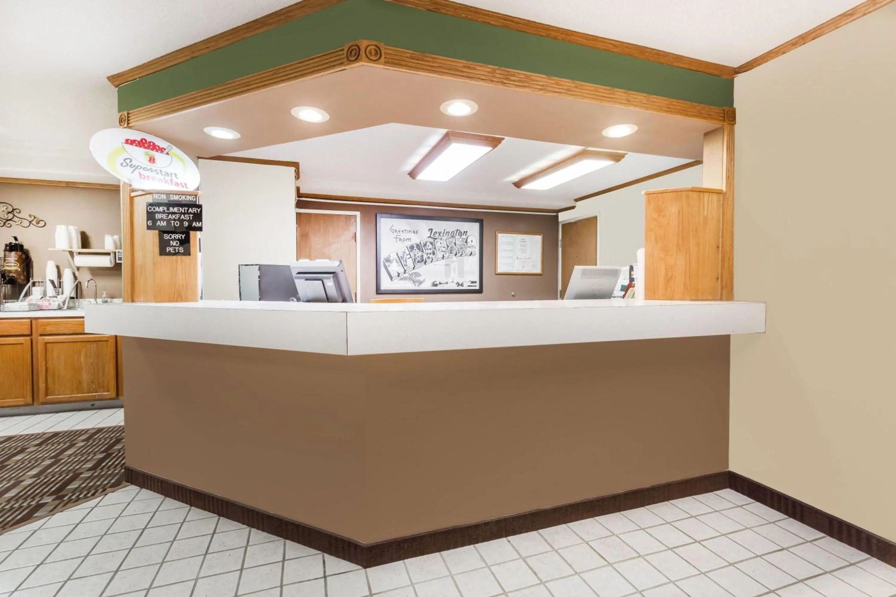 Lobby or reception in Super 8 by Wyndham Lexington