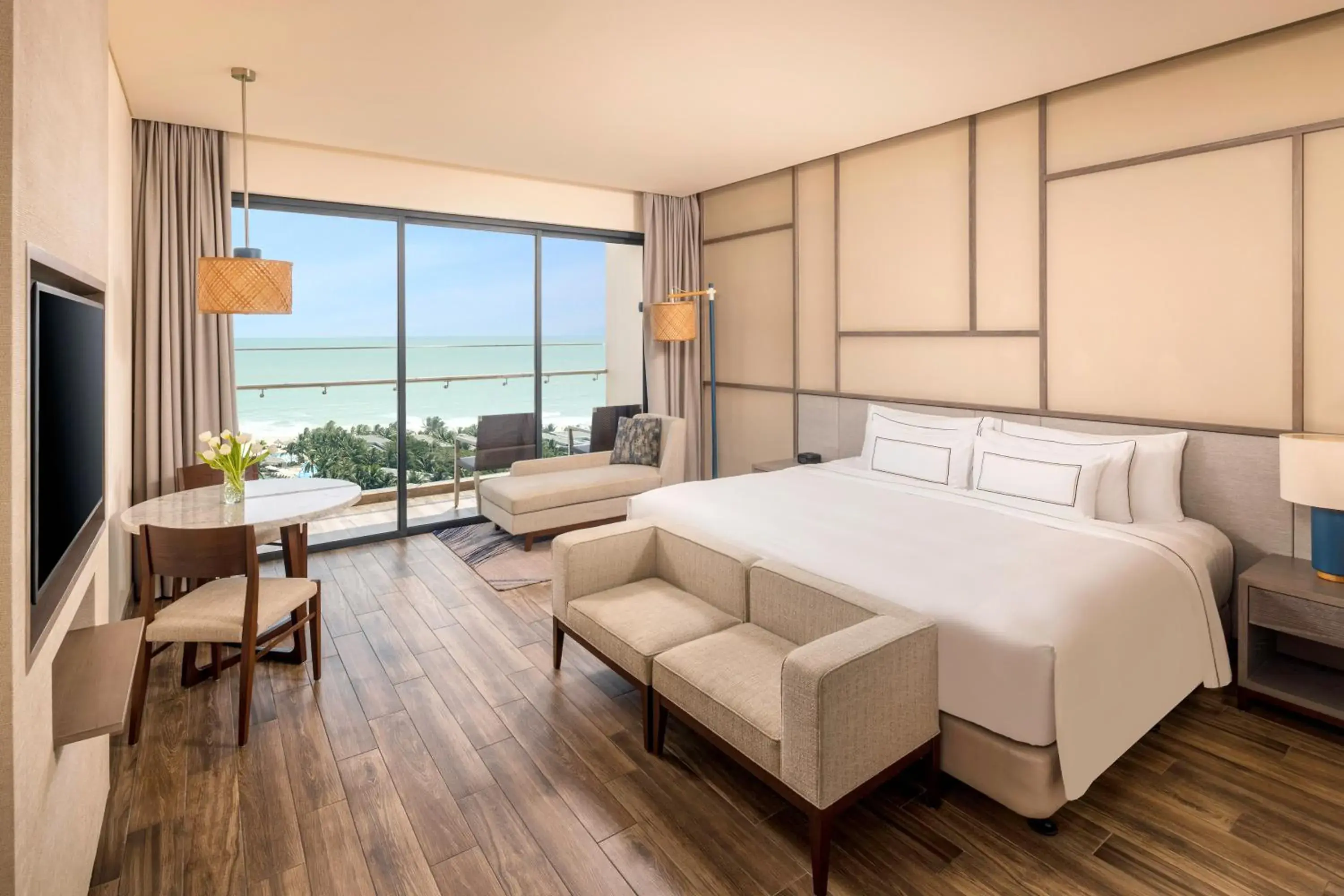 Deluxe Double or Twin Room with Balcony - Ocean View in Melia Ho Tram Beach Resort Deluxe Double or Twin Room with Balcony - Ocean View in Melia Ho Tram Beach Resort
