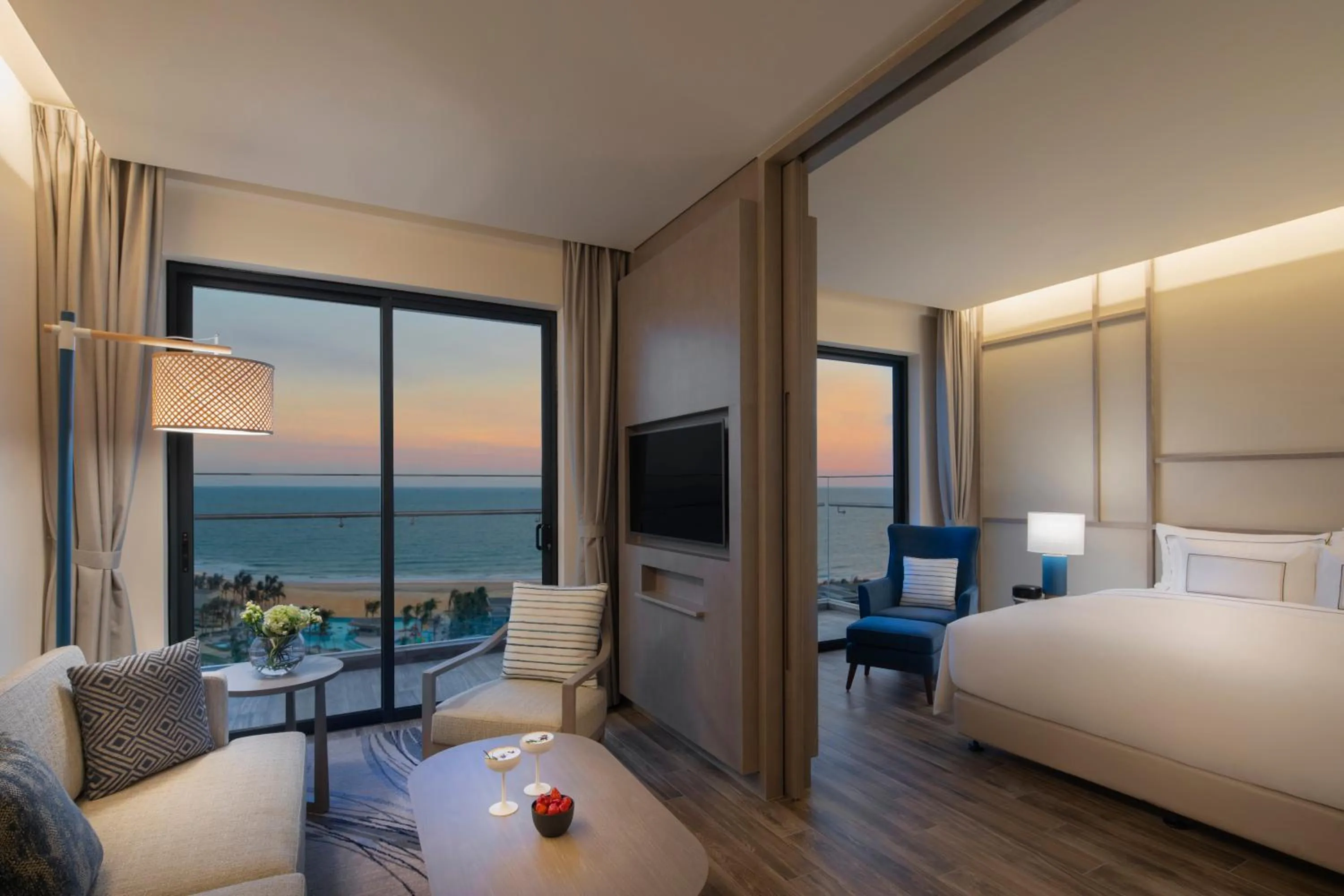 Photo of the whole room, Bed in Melia Ho Tram Beach Resort