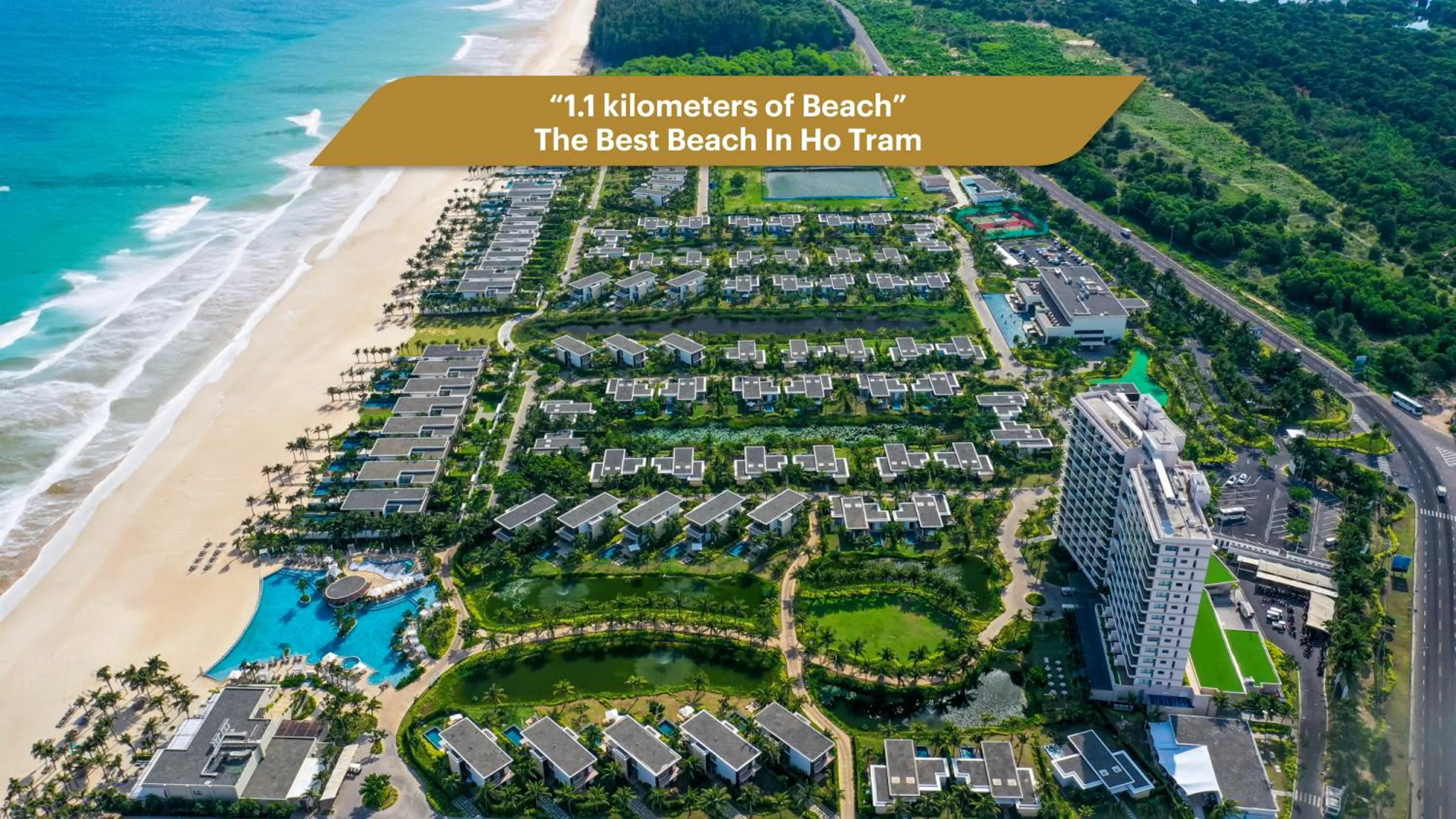 Property building in Melia Ho Tram Beach Resort