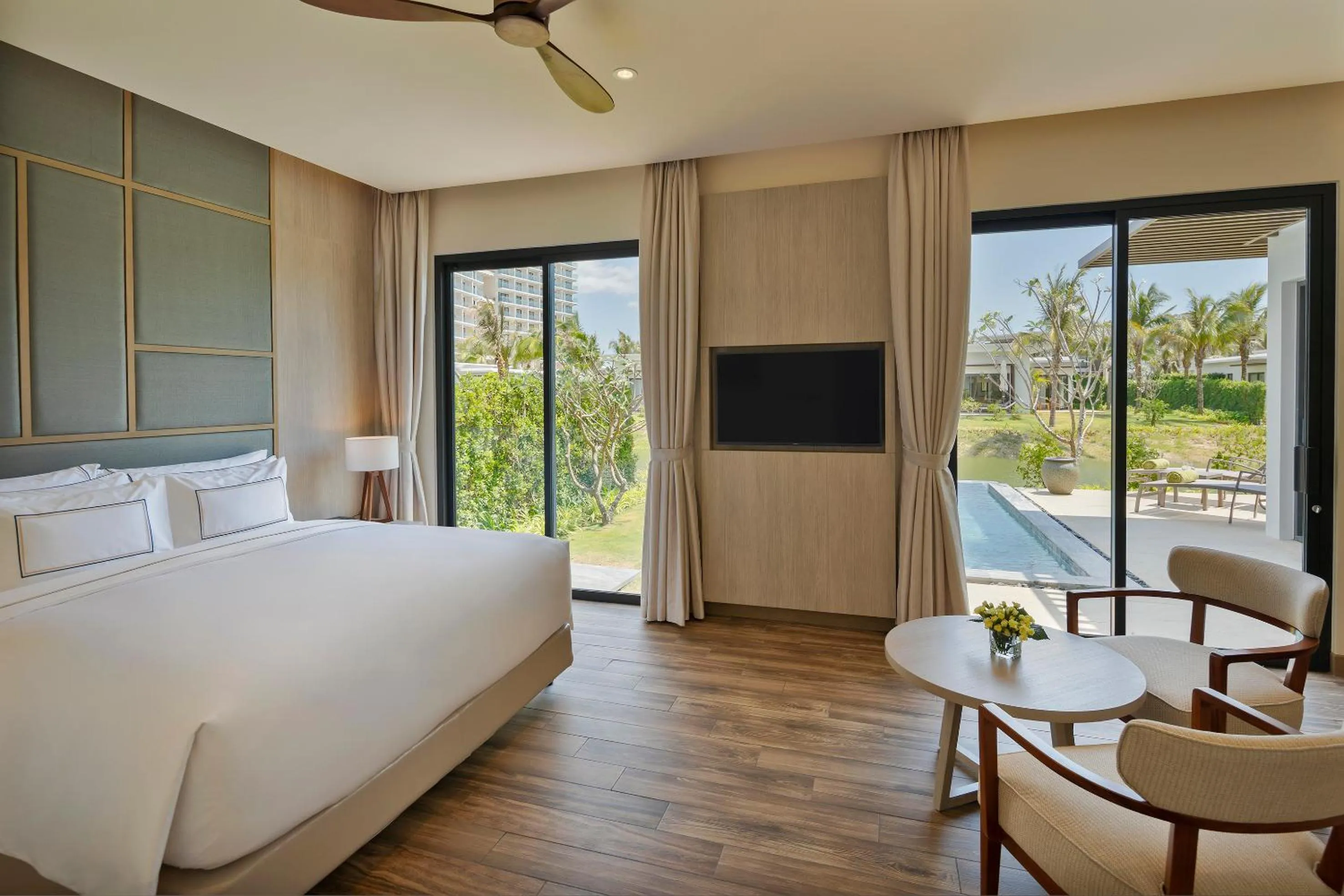 Bed in Melia Ho Tram Beach Resort