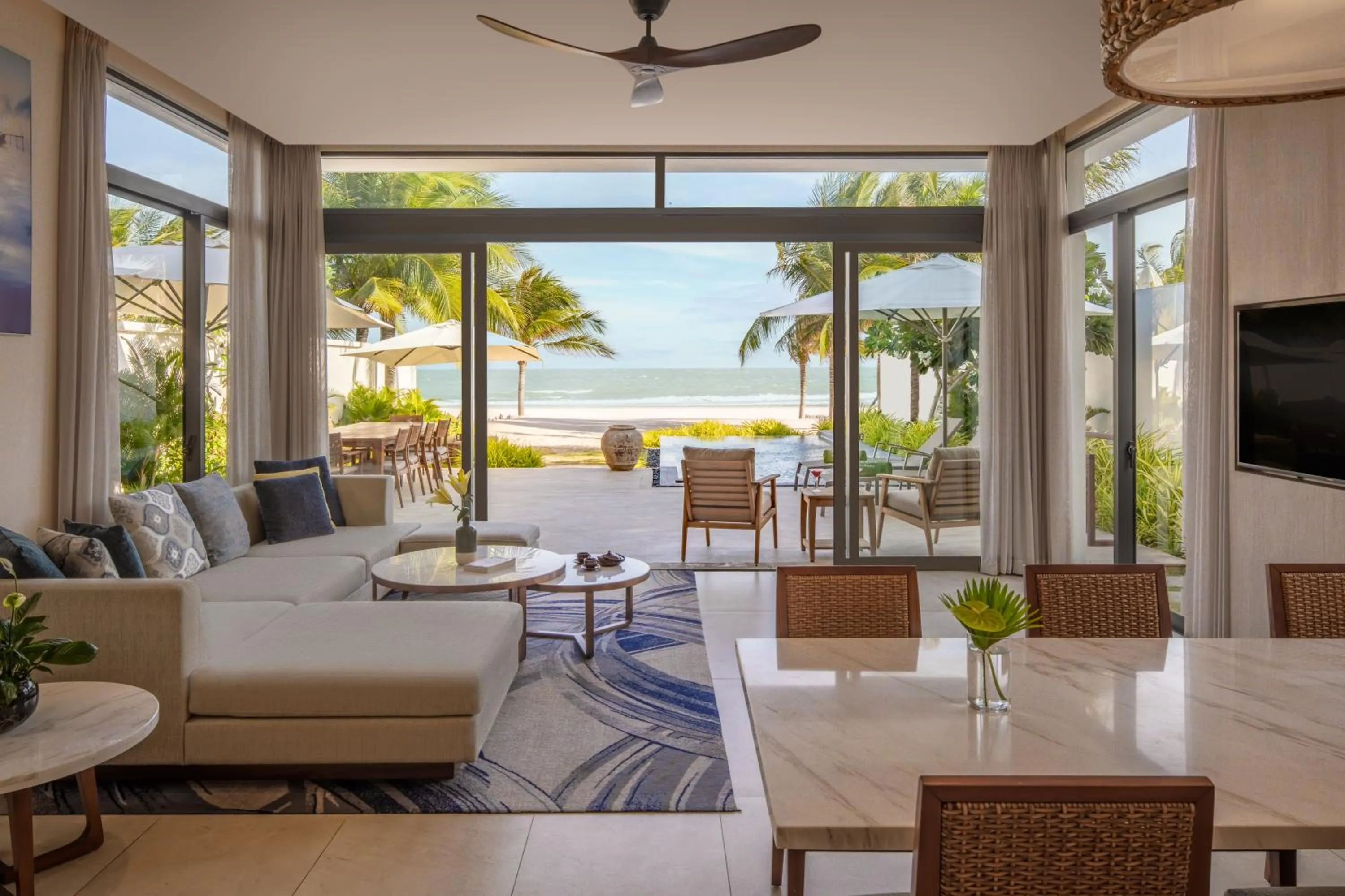 Living room in Melia Ho Tram Beach Resort