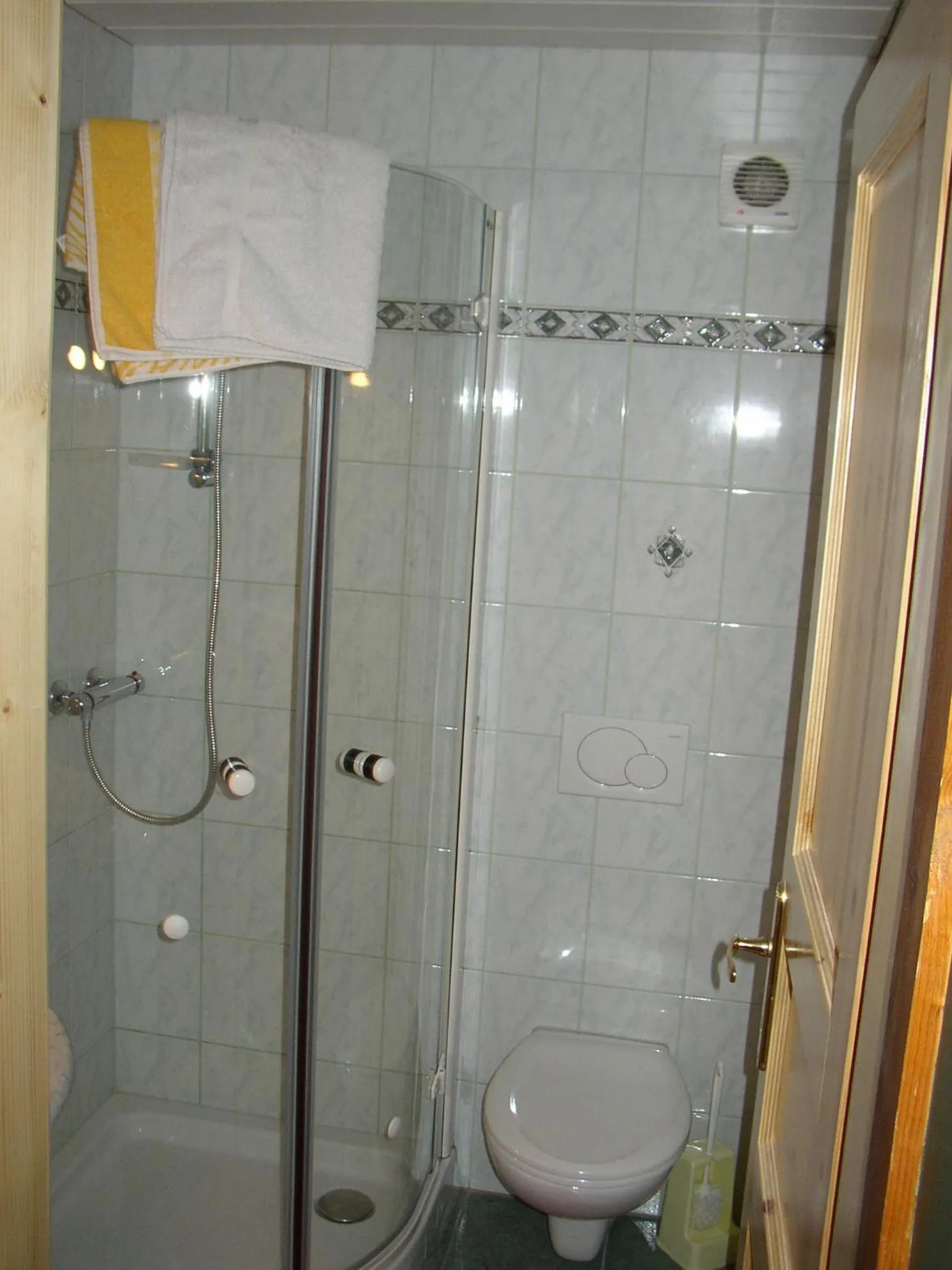 Shower in Pension Sydler