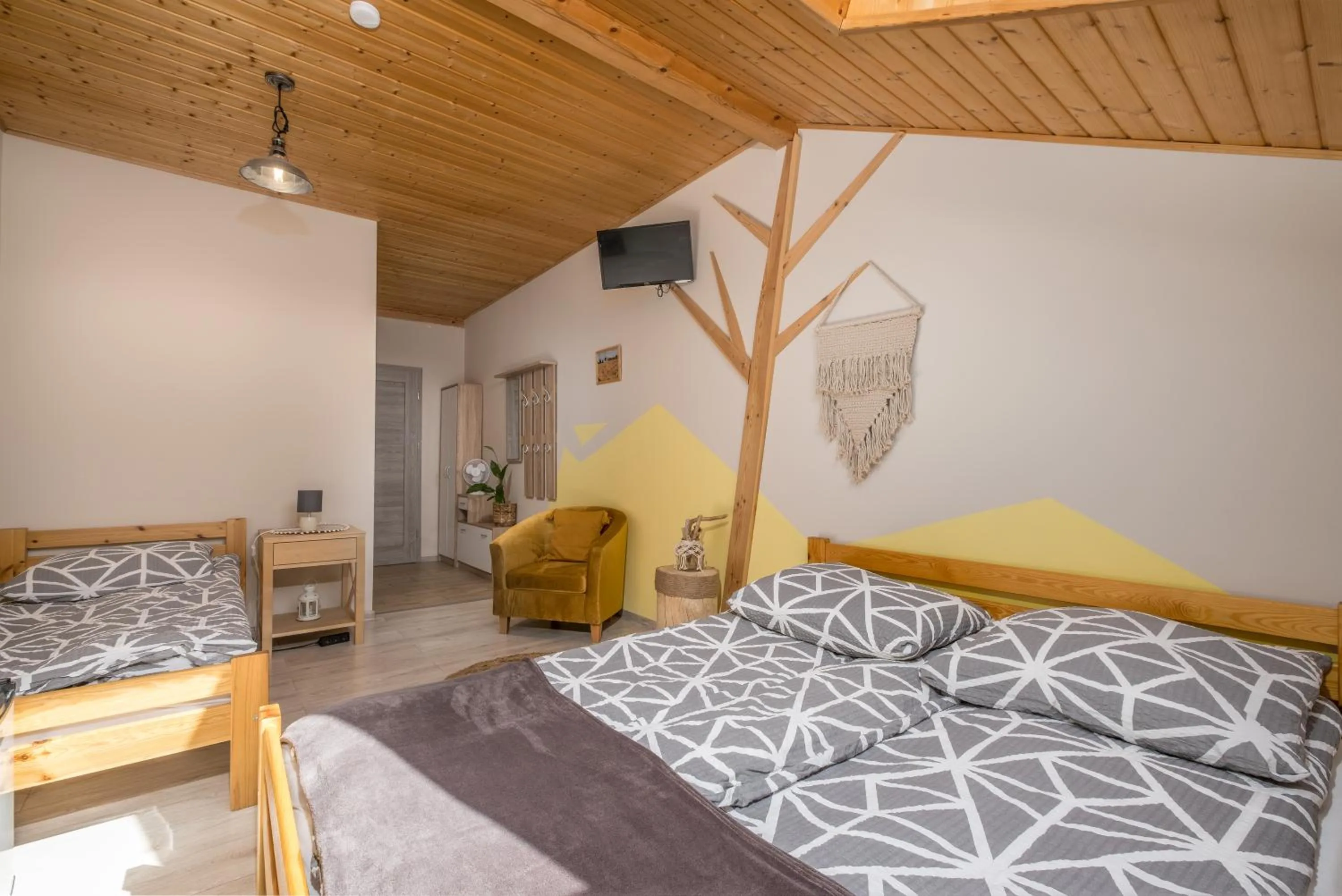 Bed in Agroturystyka Cold Sea