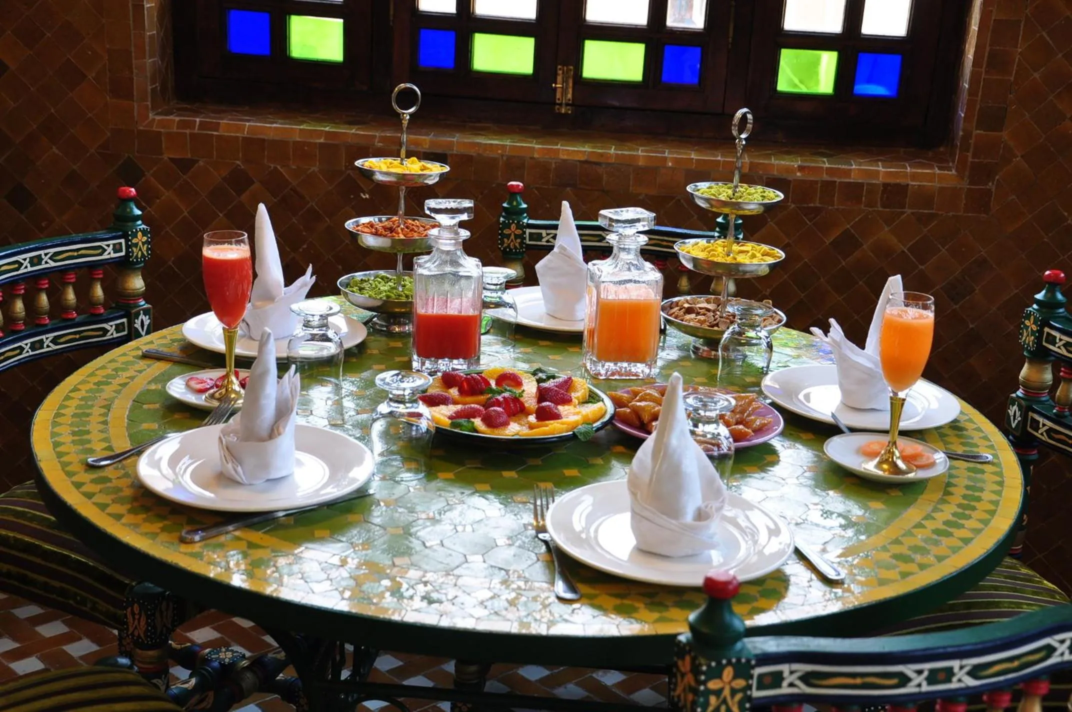 Restaurant/places to eat in Riad La Maison Verte