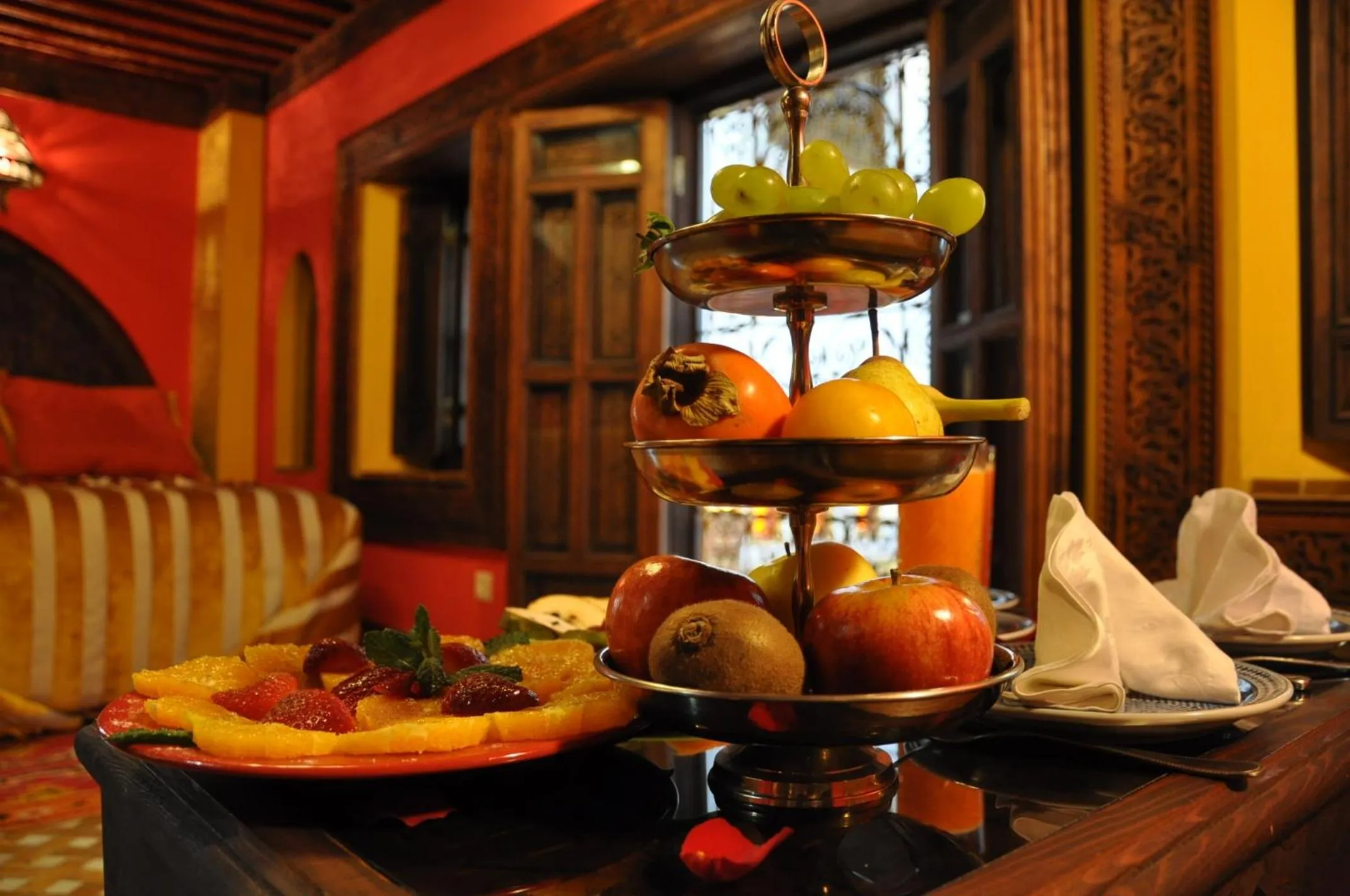 Food and drinks in Riad La Maison Verte