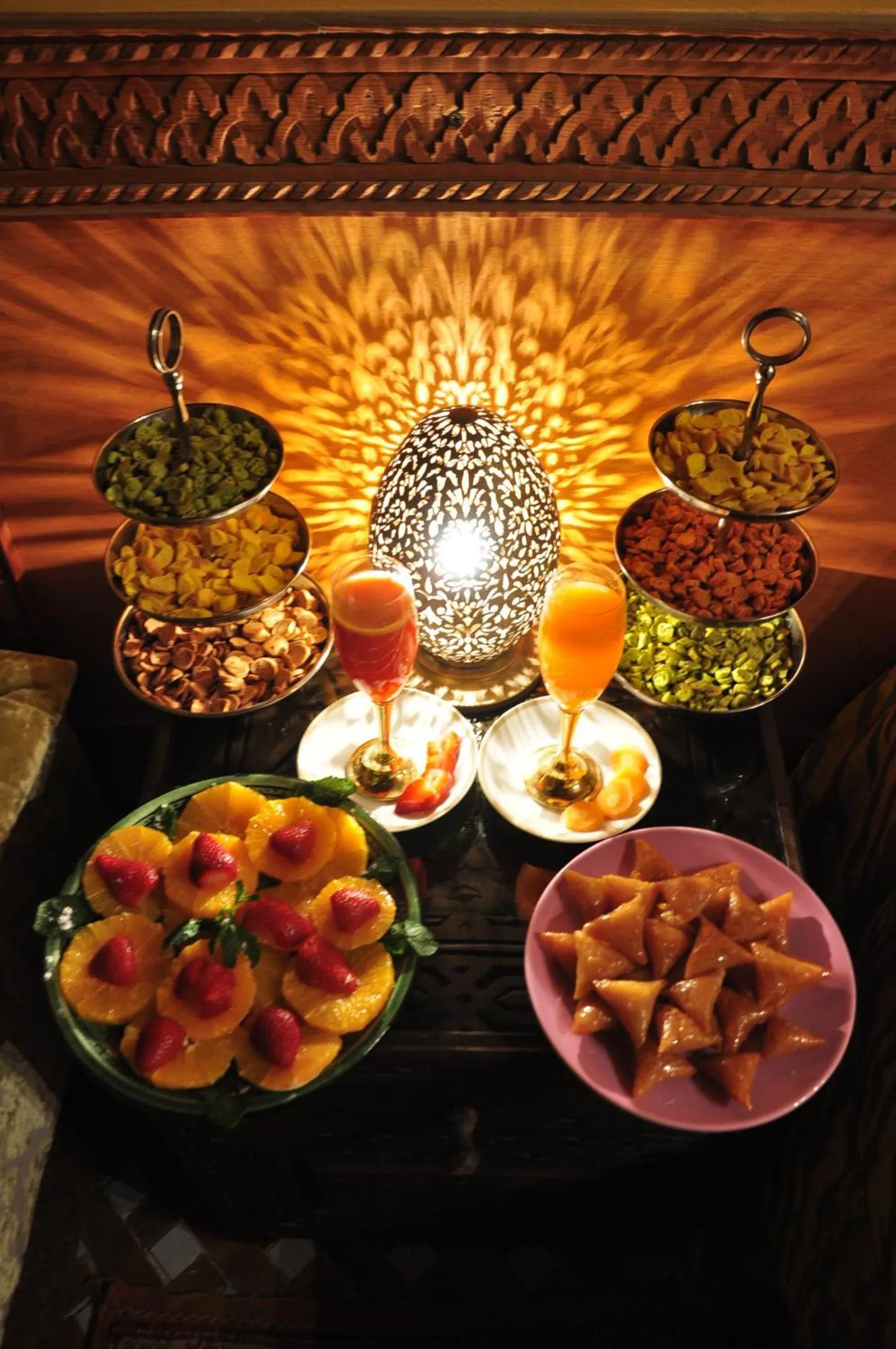 Food and drinks in Riad La Maison Verte