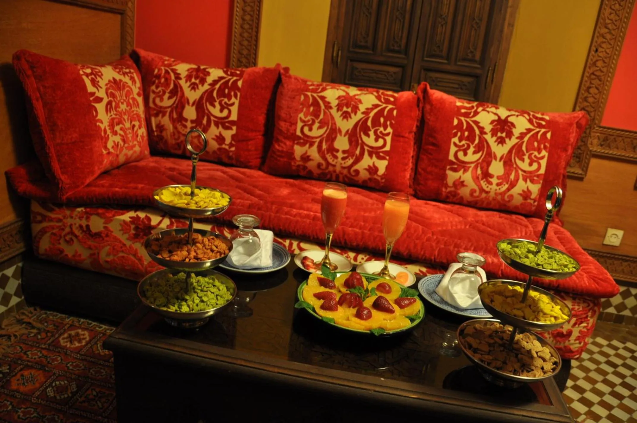 Food and drinks in Riad La Maison Verte