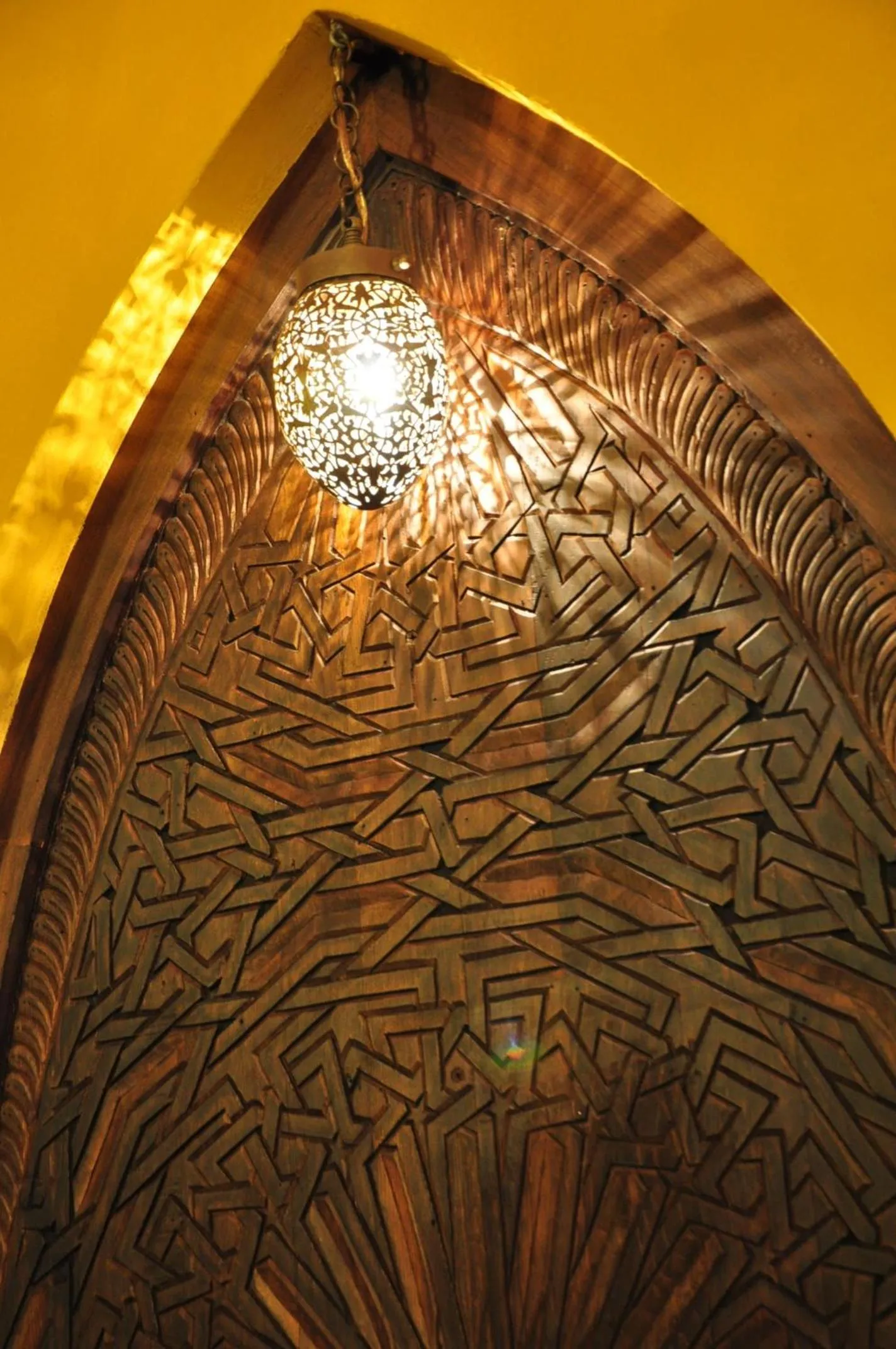 Decorative detail in Riad La Maison Verte