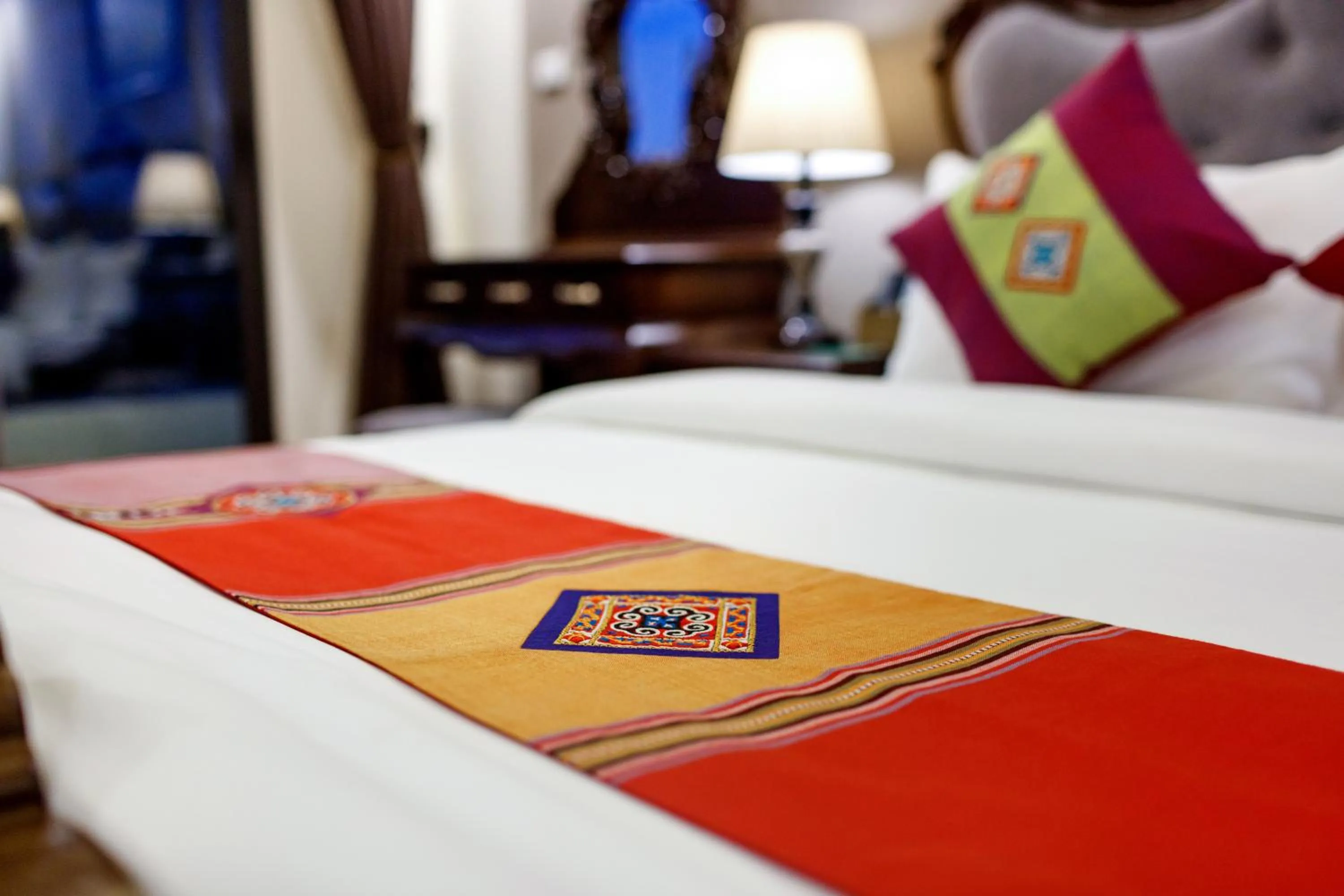 Bed in The View Sapa Hotel