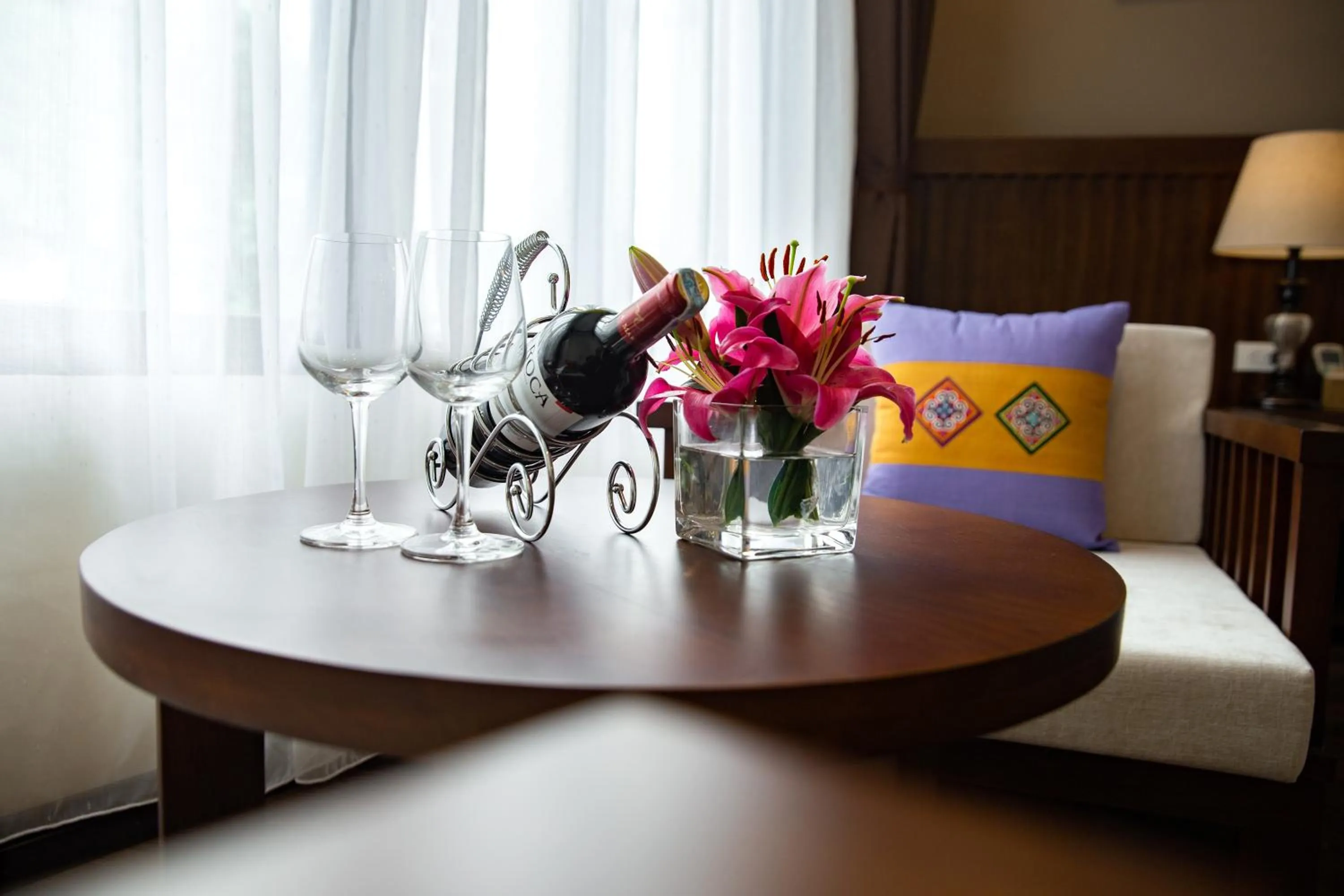 Bed in The View Sapa Hotel