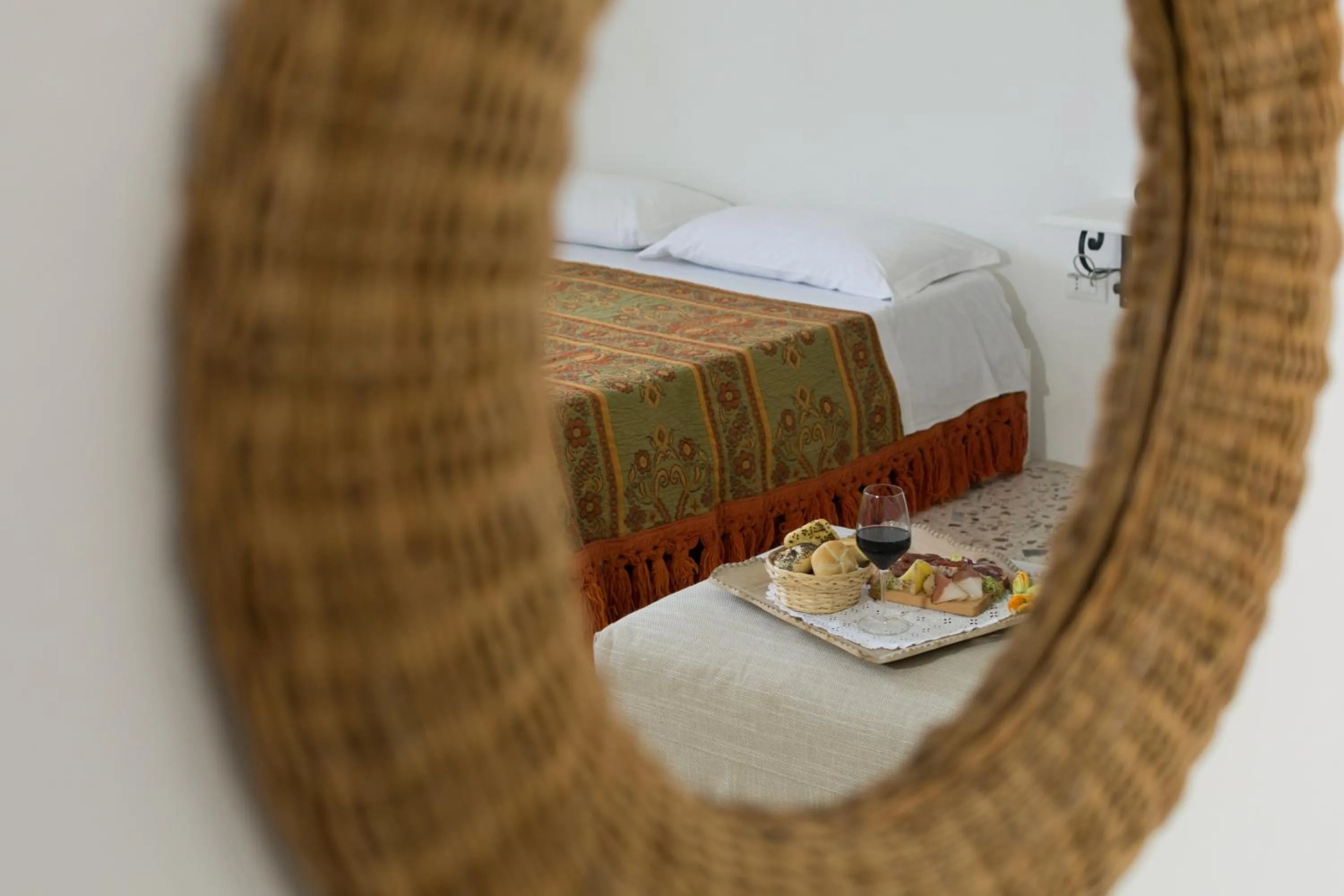 Decorative detail, Bed in Agriturismo di Serragiumenta
