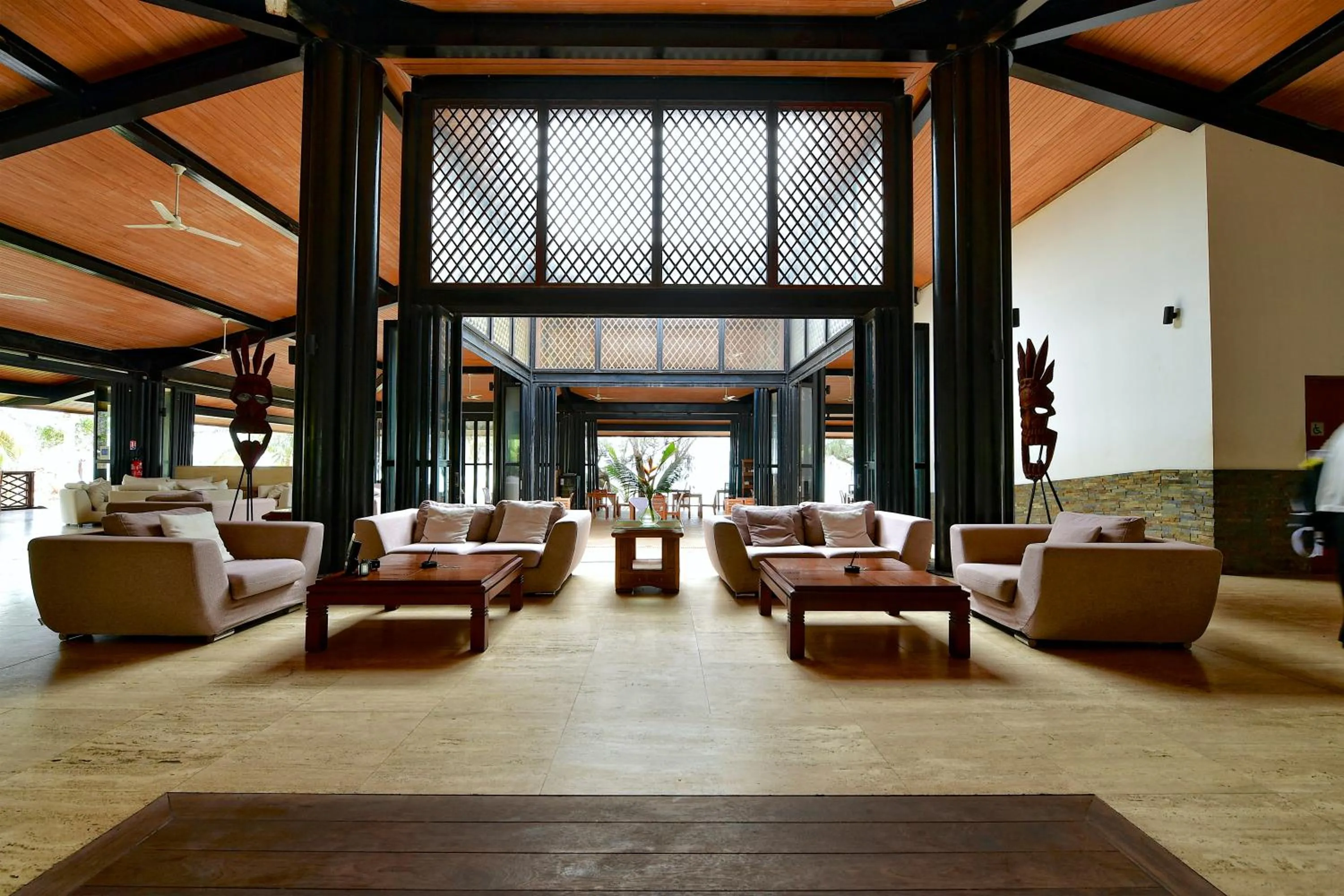 Patio in Hotel Paradis d'Ouvéa