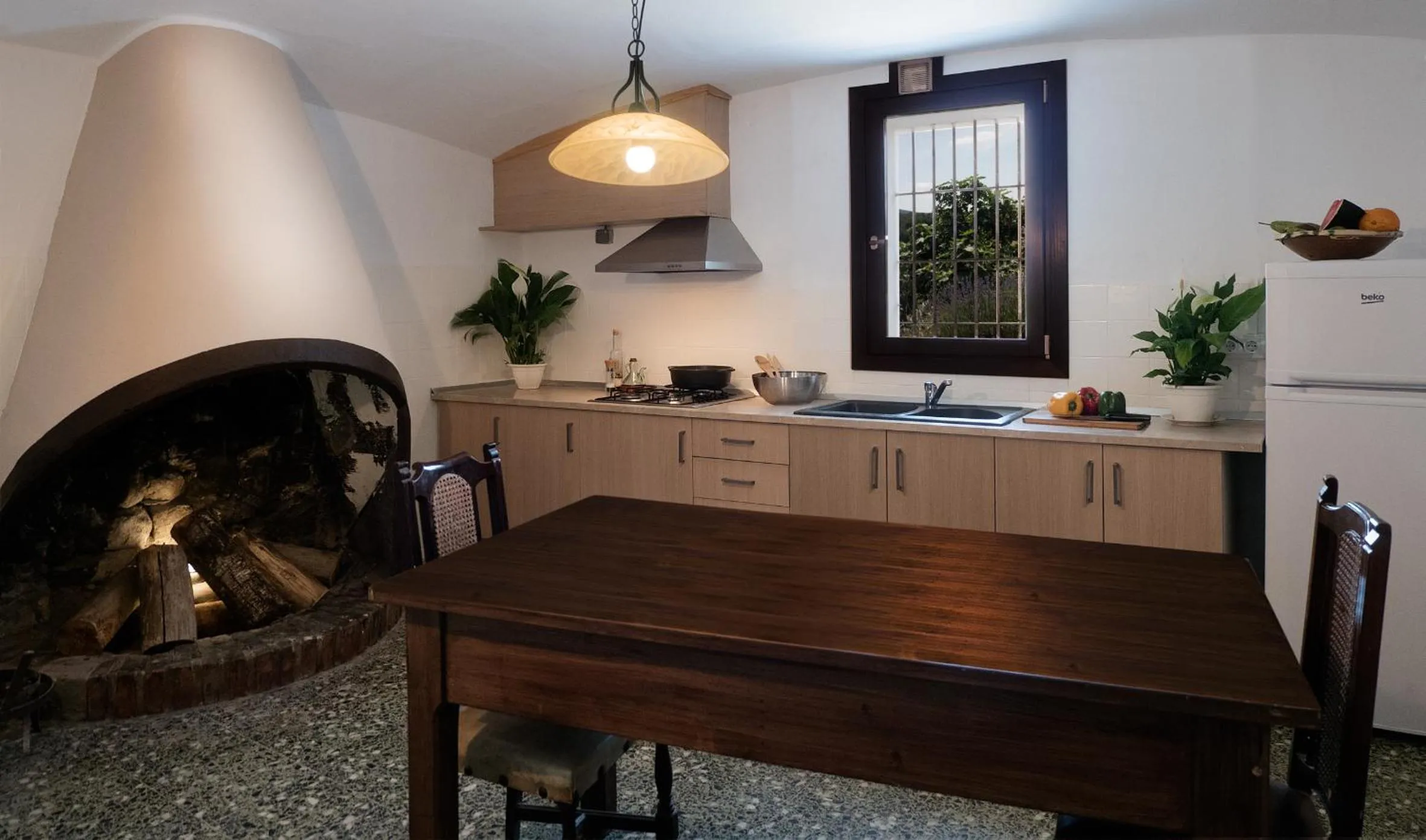 Kitchen or kitchenette in La Frasera Alojamiento Rural