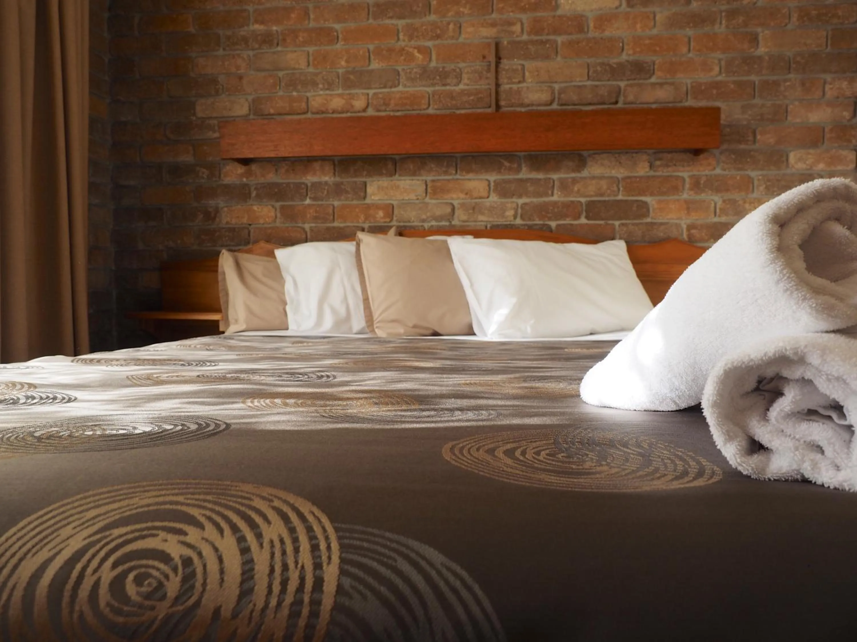 Bed in Burnie Ocean View Motel and Caravan Park