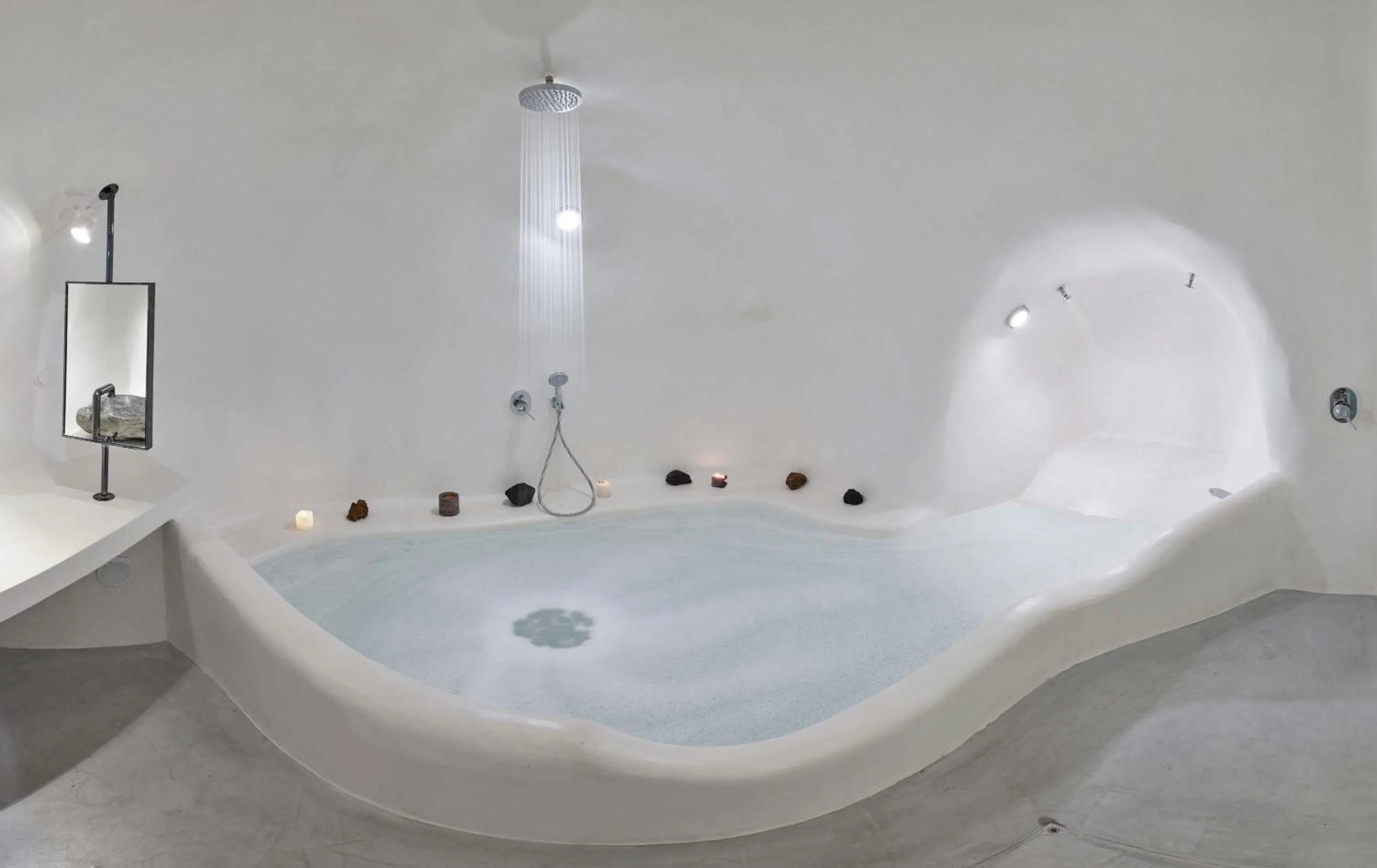 Bathroom in Cave Suite Oia