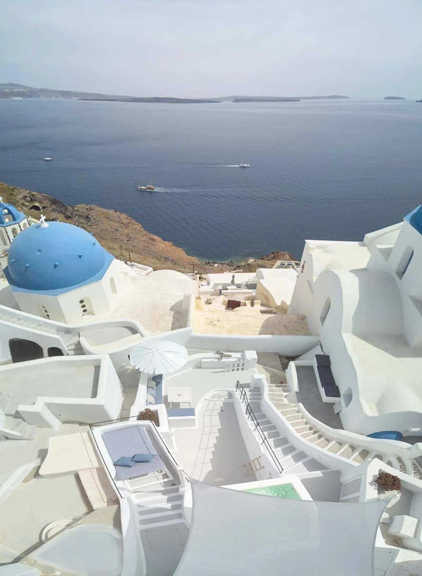 Sea view in Cave Suite Oia