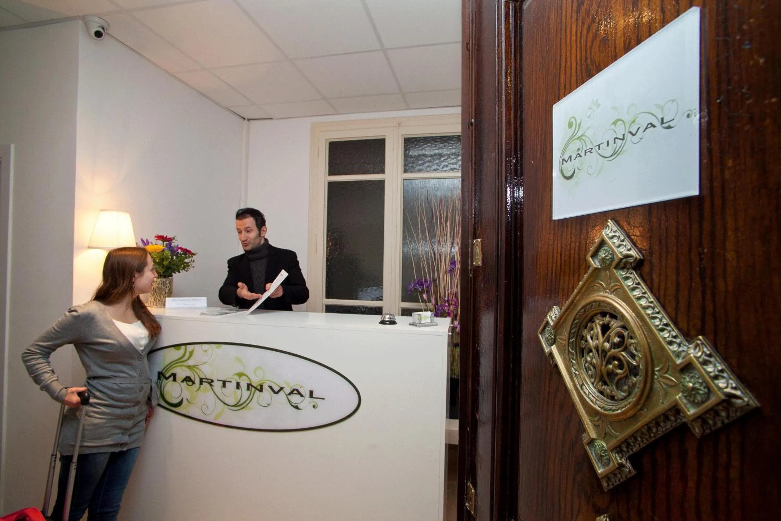 Lobby or reception in Hostal Martinval