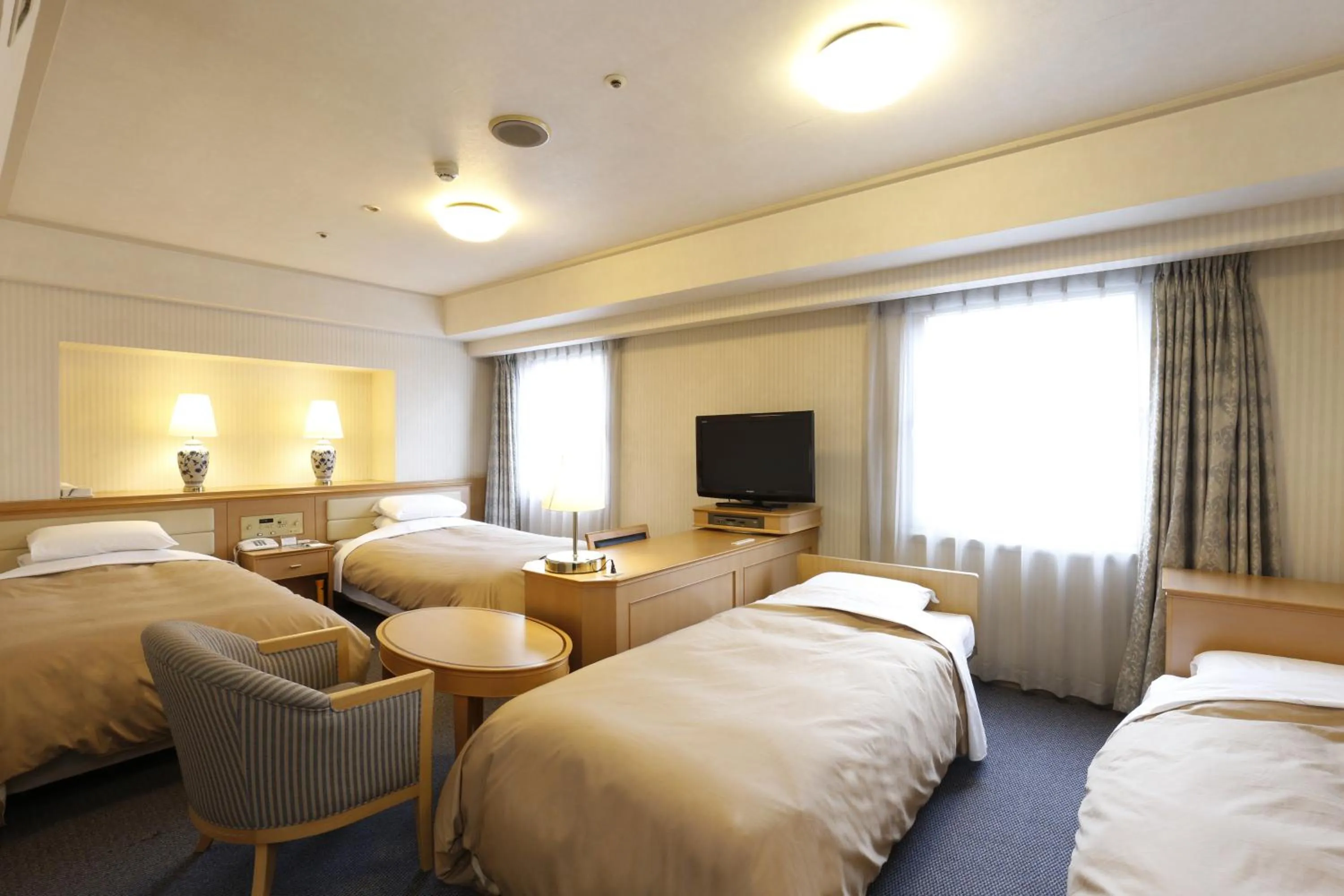 Photo of the whole room, Bed in Hotel Grand Terrace Obihiro