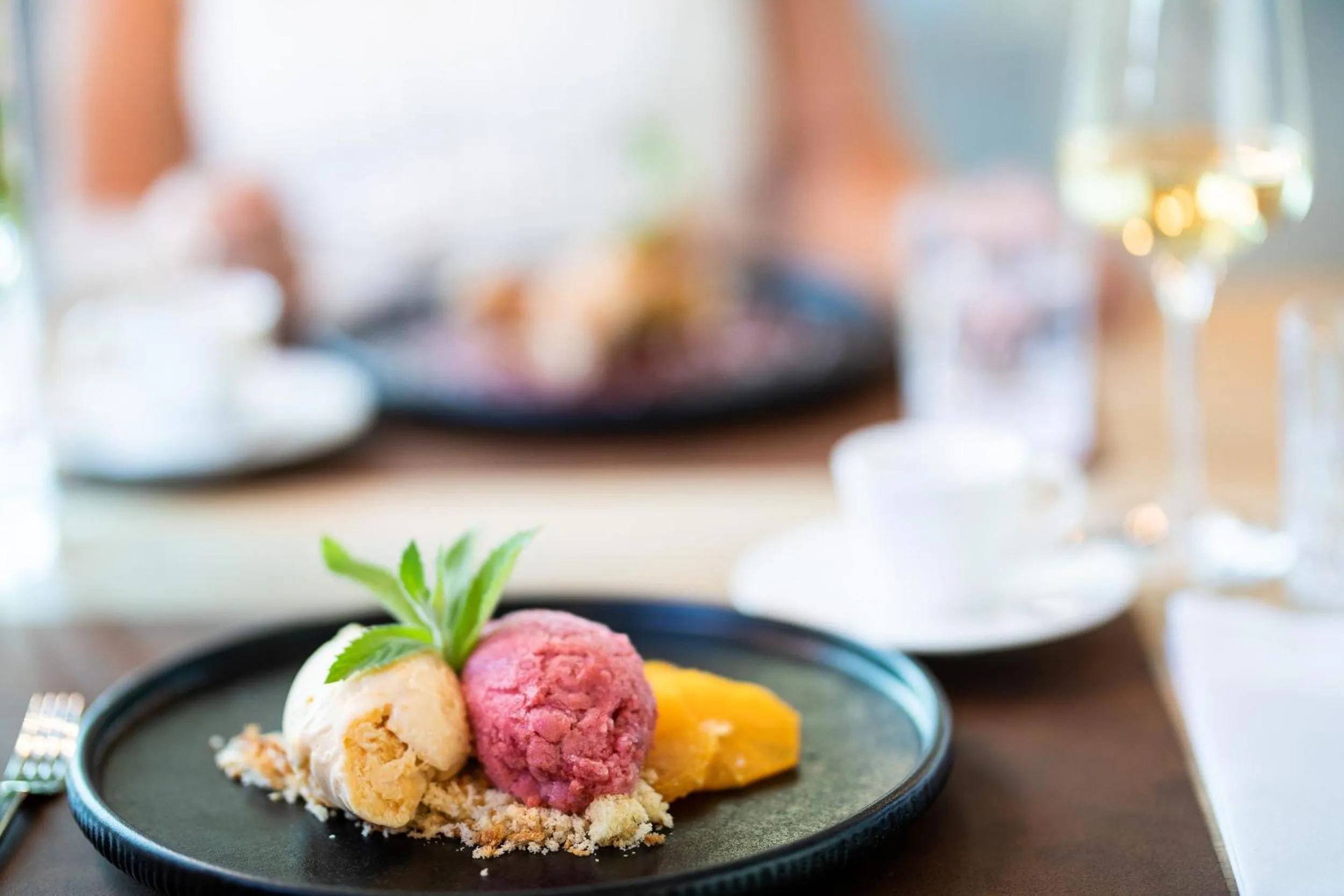 Food close-up in Schwan und Post Business Quarters