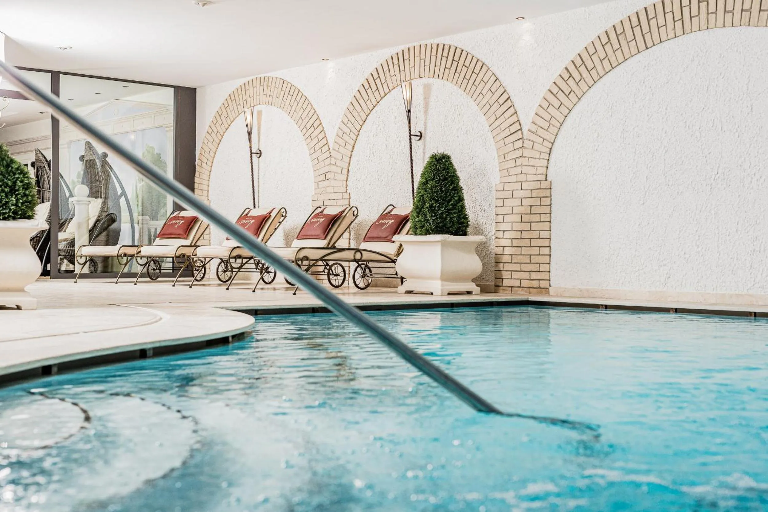 Swimming pool in Savoy Dolomites Luxury & Spa Hotel