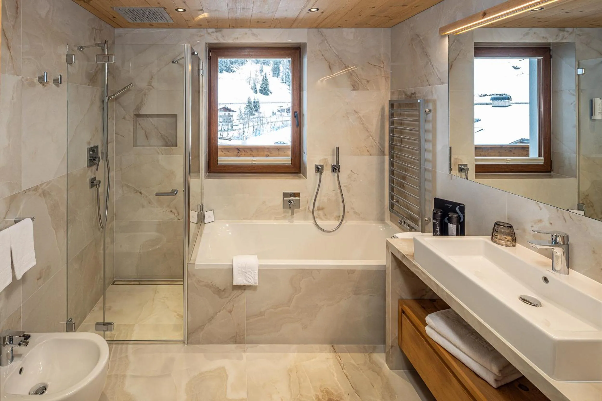 Shower in Savoy Dolomites Luxury & Spa Hotel